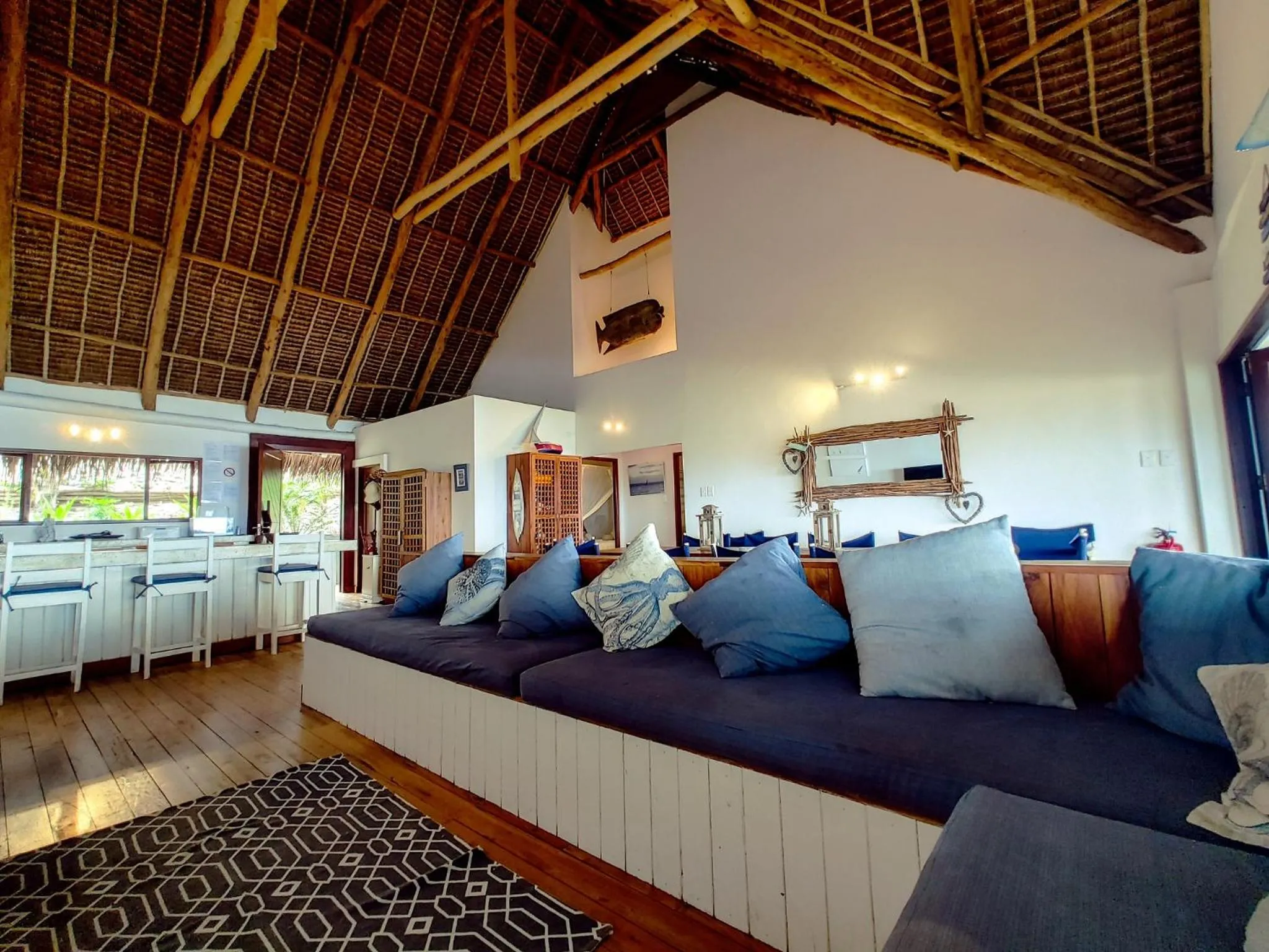 Living room in The Beach House