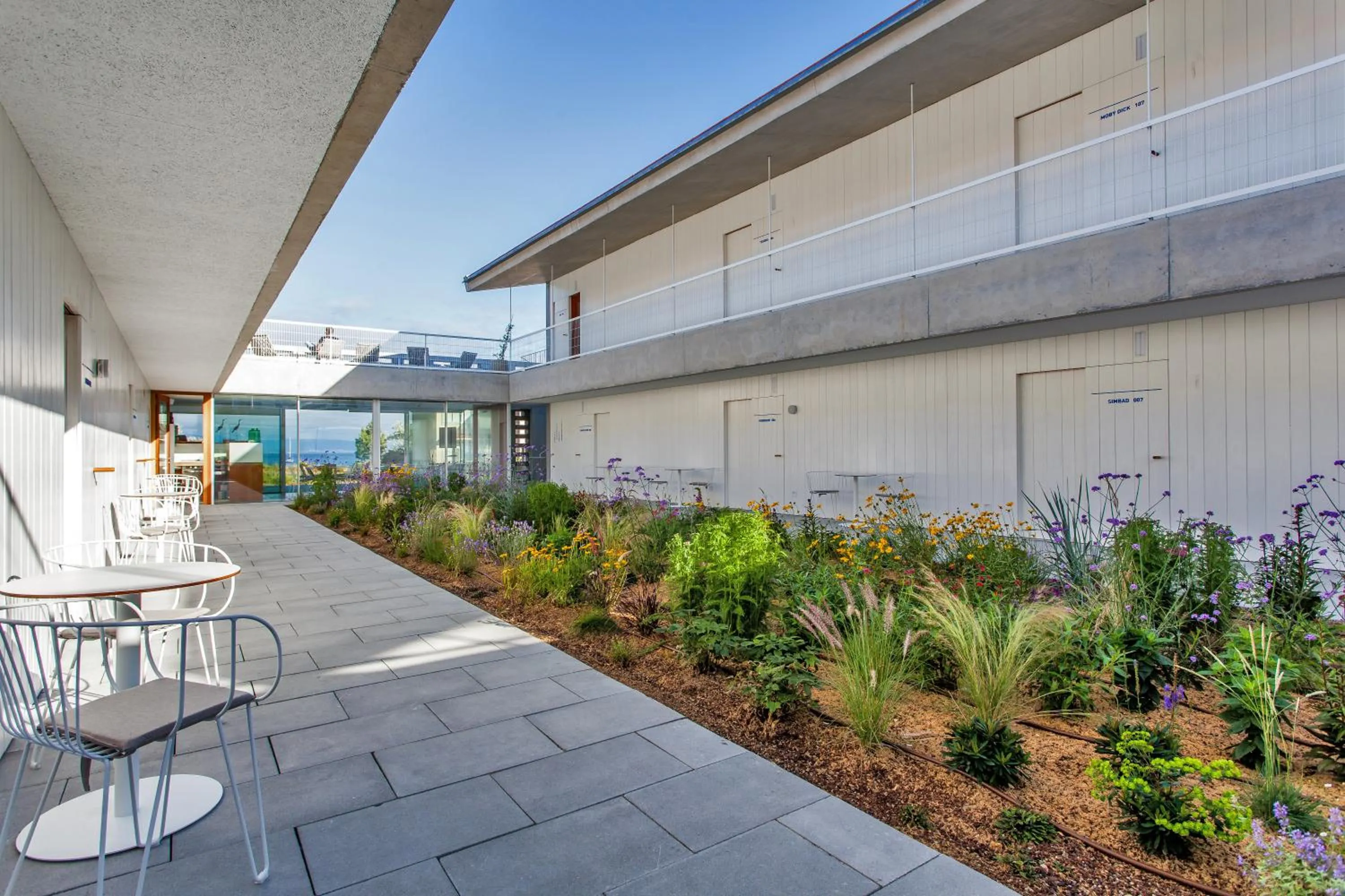 Patio in Hotel Bela Fisterra