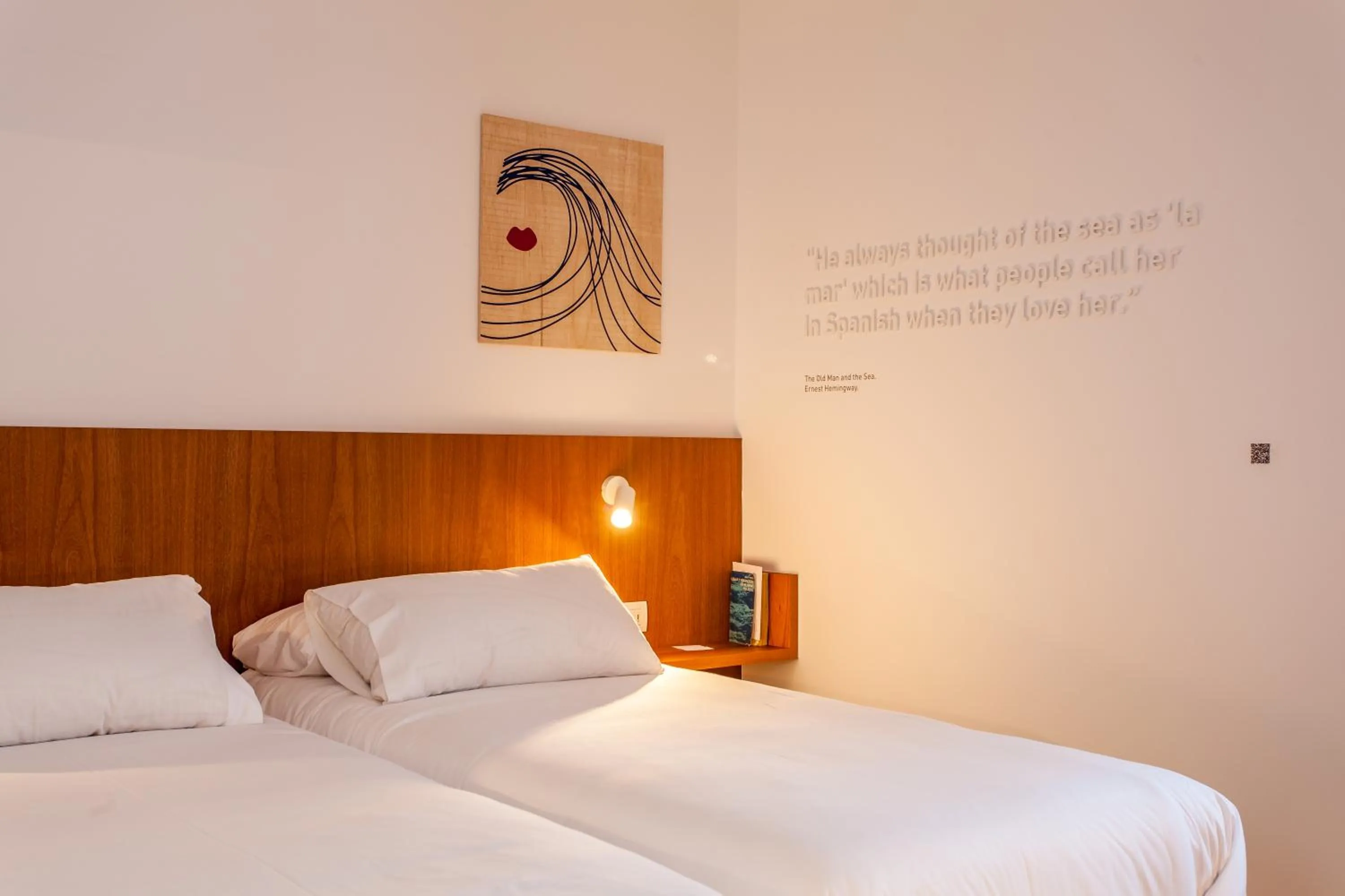 Bed in Hotel Bela Fisterra