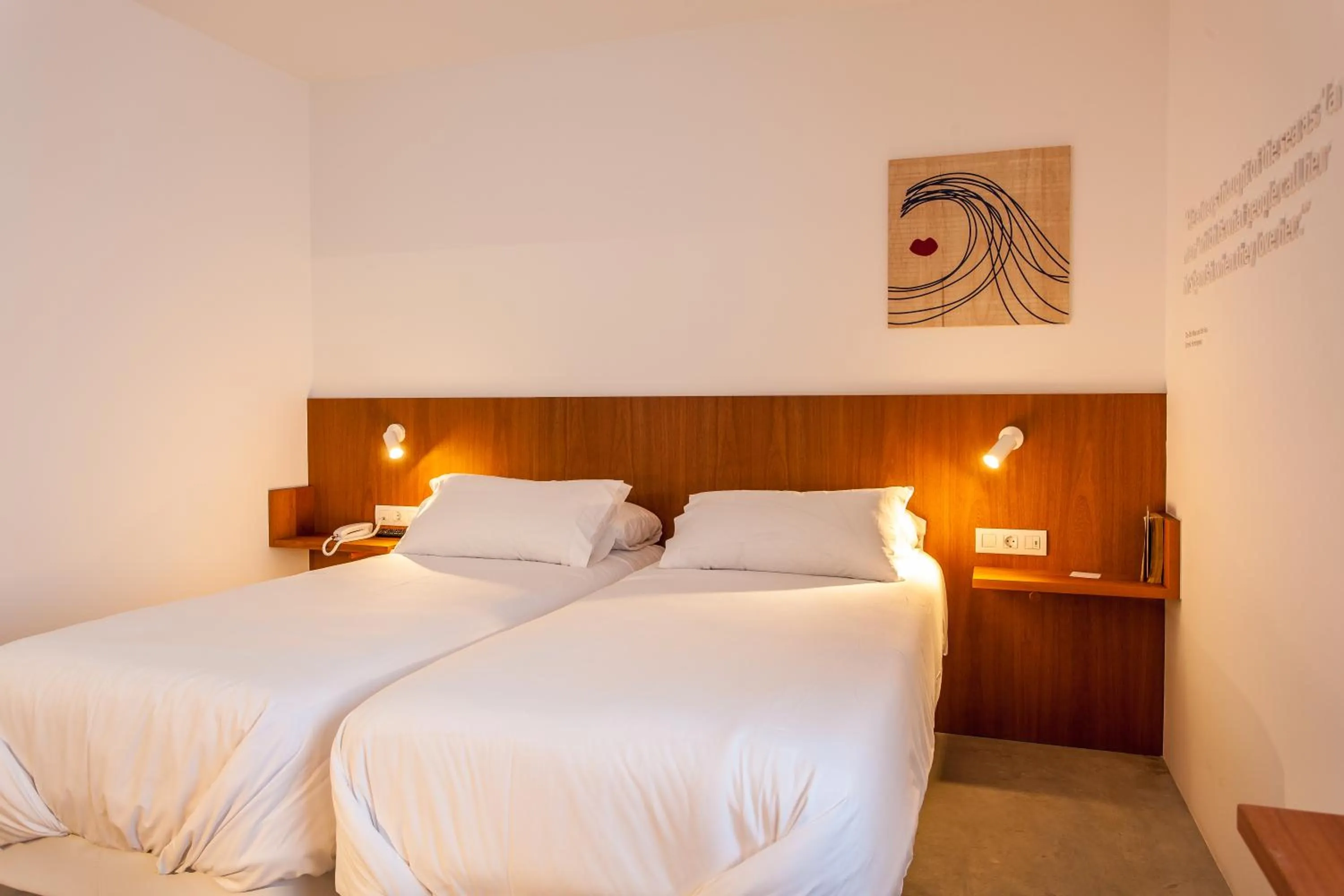 Bed in Hotel Bela Fisterra