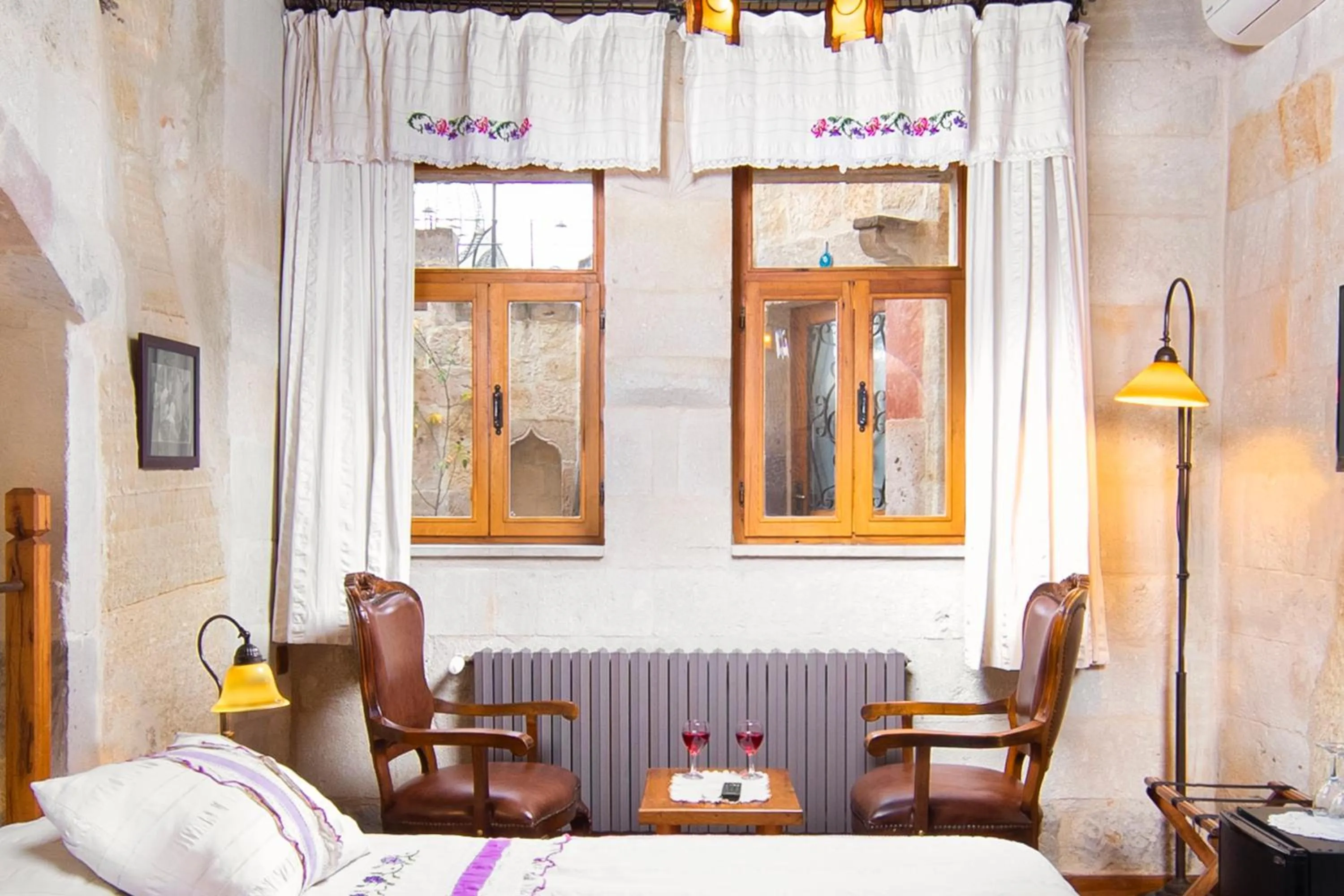 Seating area in Terra Cave Hotel