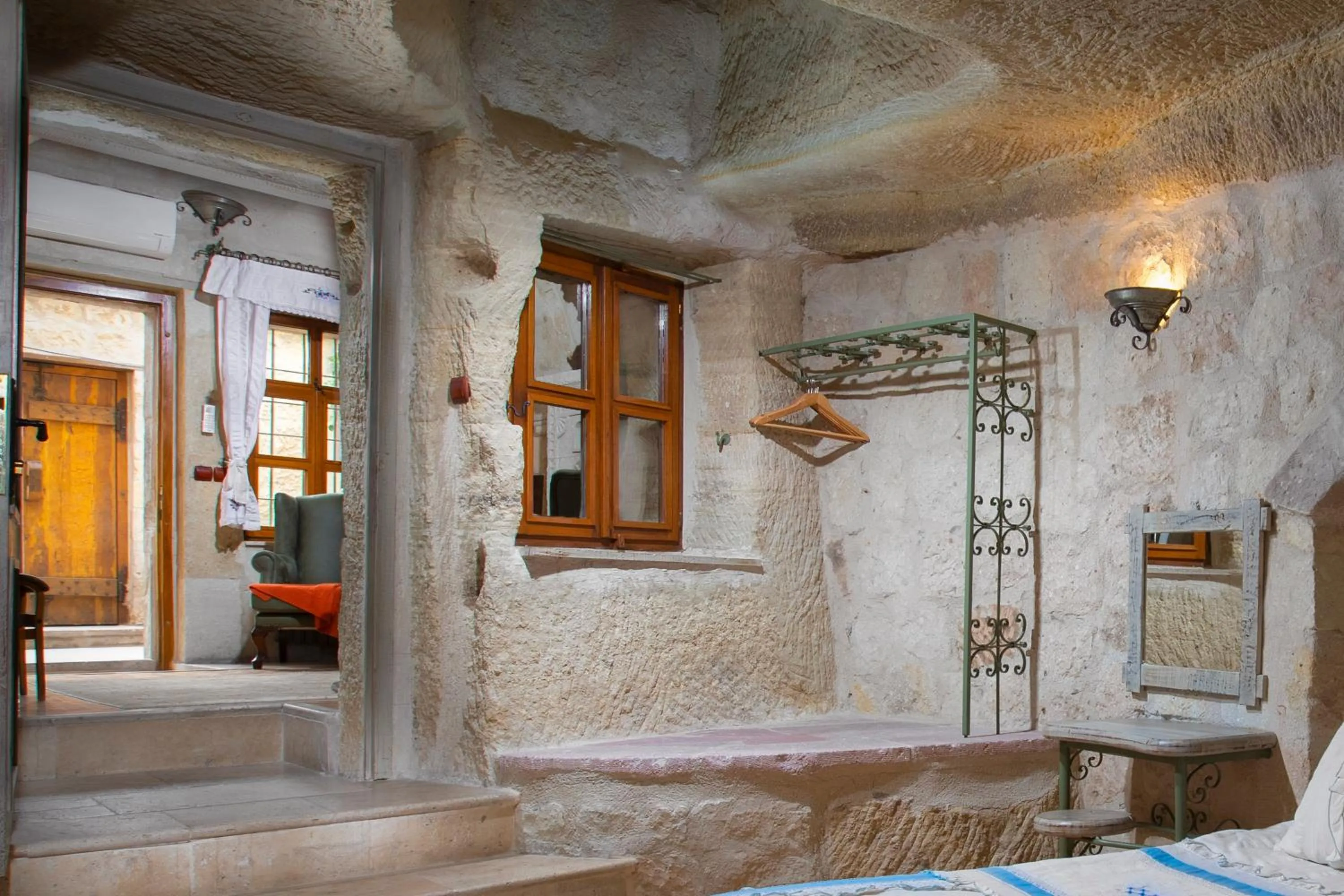 Seating area in Terra Cave Hotel