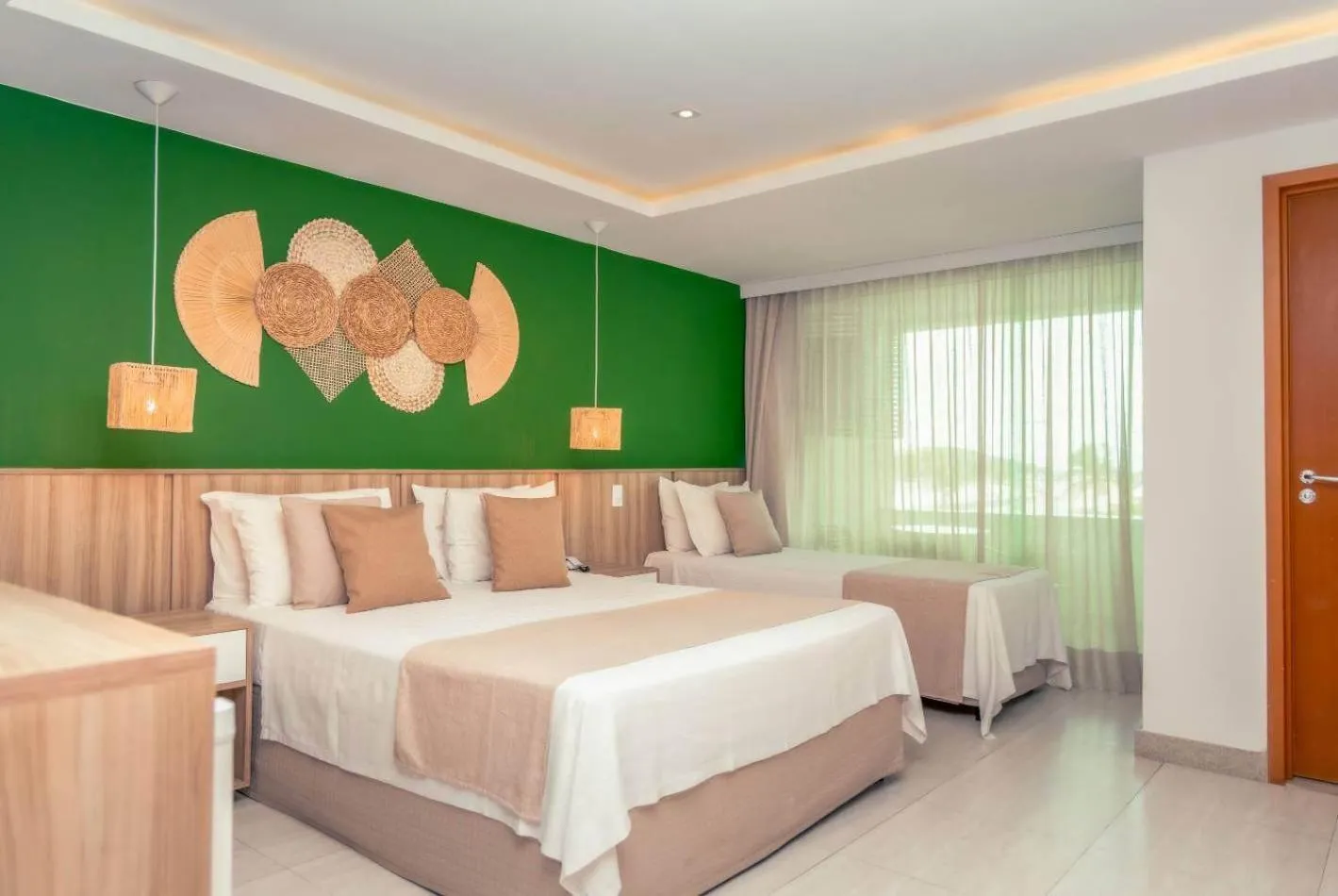 Bed in Paradiso Peró Praia Hotel