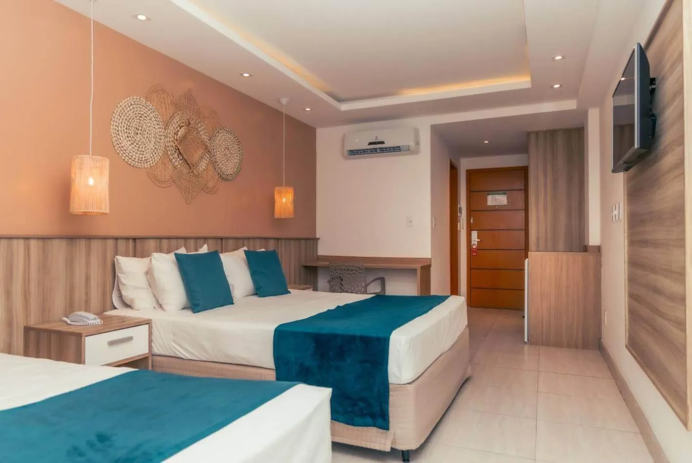 Bed in Paradiso Peró Praia Hotel