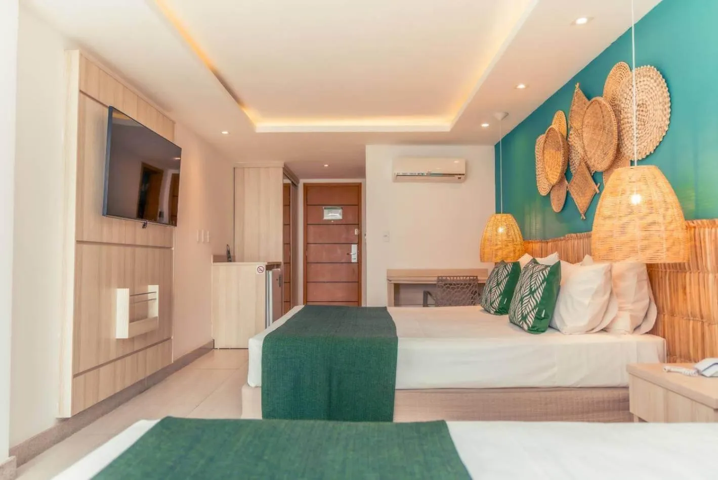 Bed in Paradiso Peró Praia Hotel