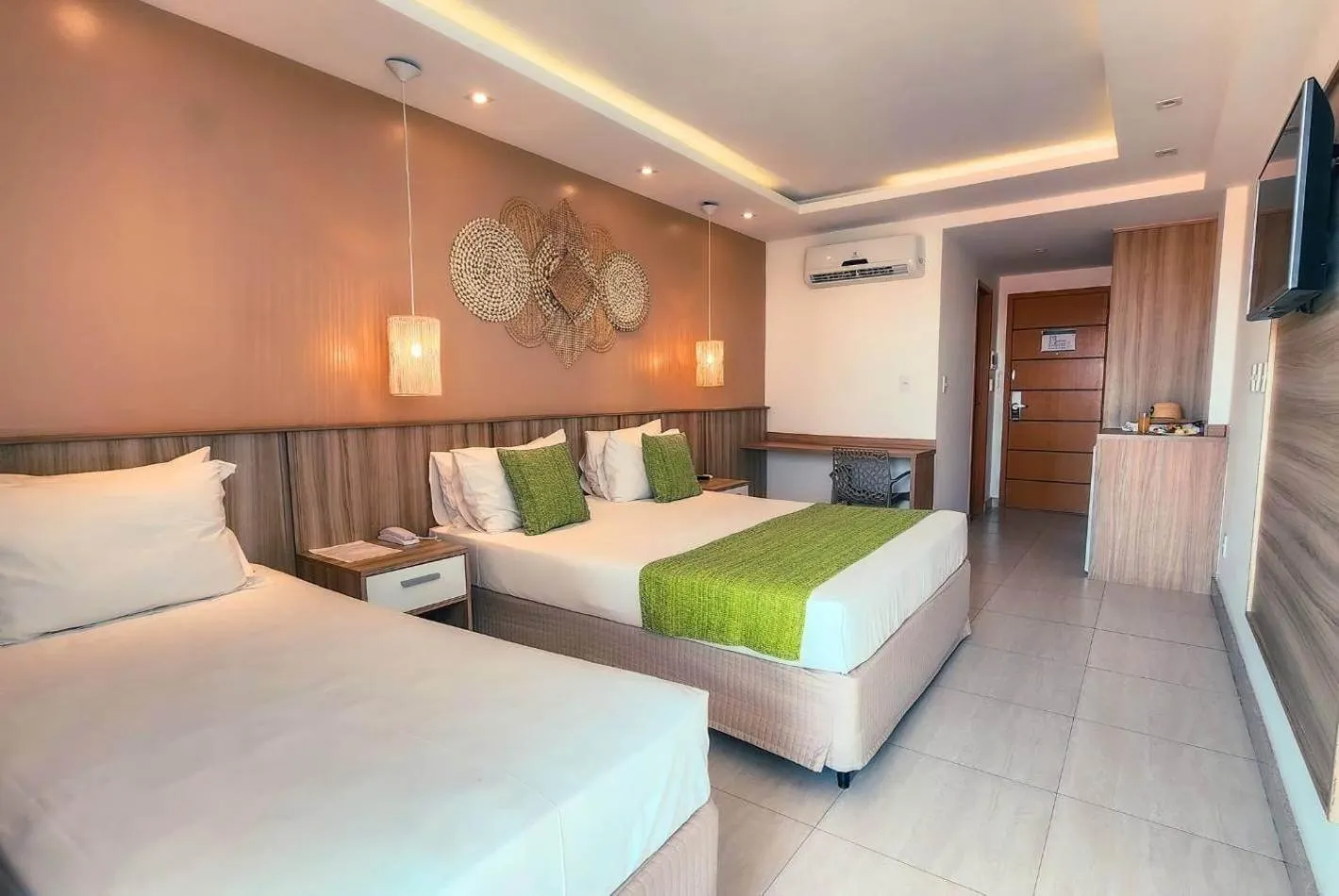 Bed in Paradiso Peró Praia Hotel