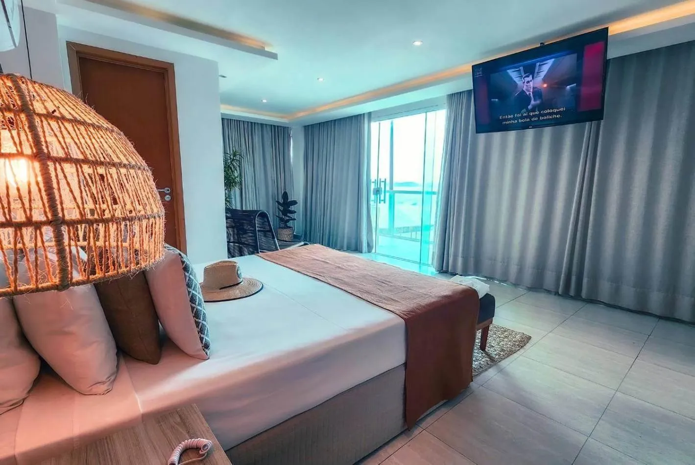 Bed in Paradiso Peró Praia Hotel