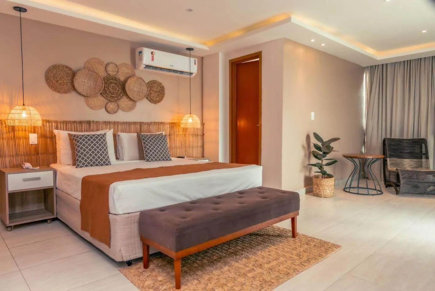 Bed in Paradiso Peró Praia Hotel