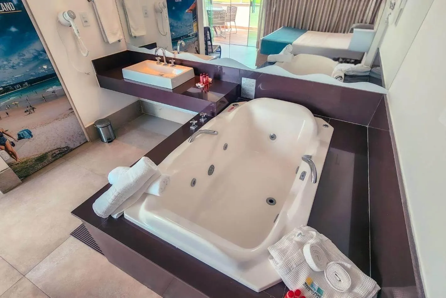 Bed in Paradiso Peró Praia Hotel