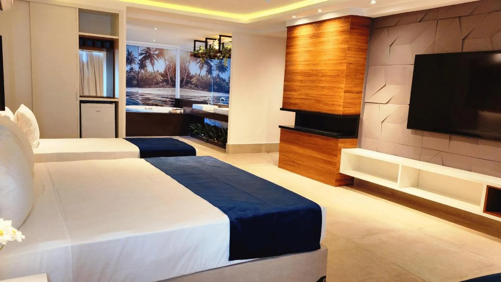 Bed in Paradiso Peró Praia Hotel