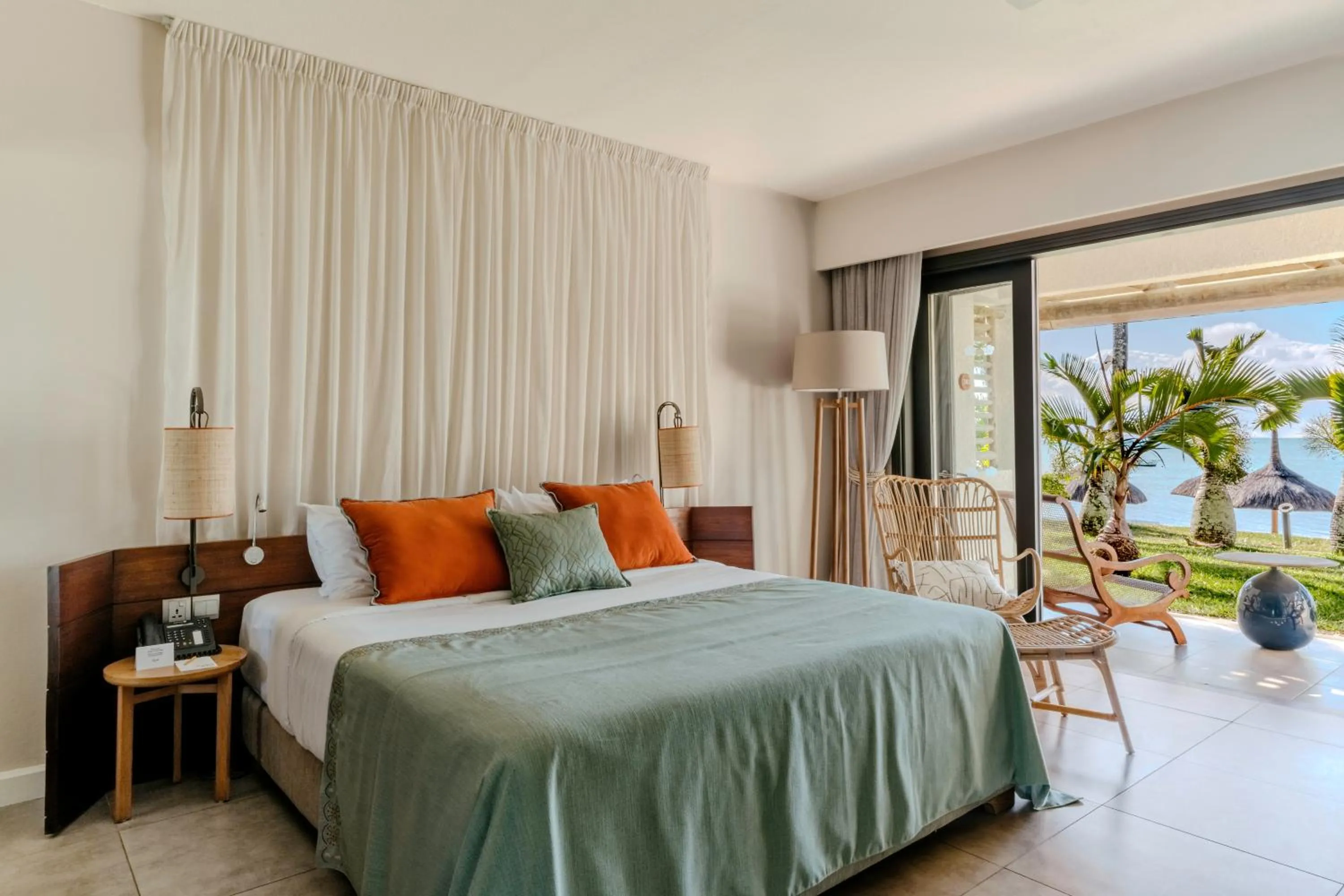 Bedroom, Bed in Veranda Paul et Virginie Hotel & Spa - Adults Only