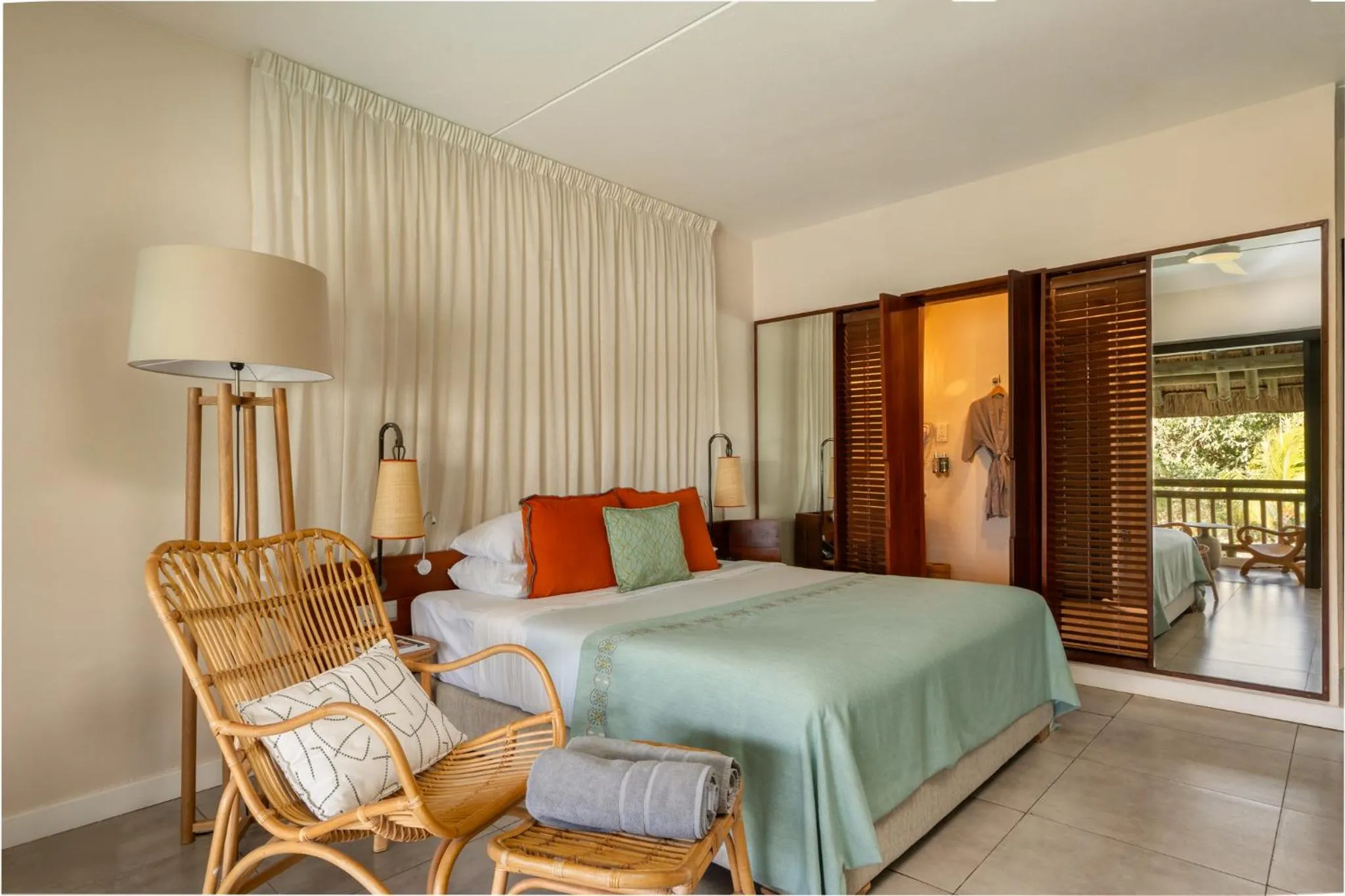 Bedroom, Bed in Veranda Paul et Virginie Hotel & Spa - Adults Only