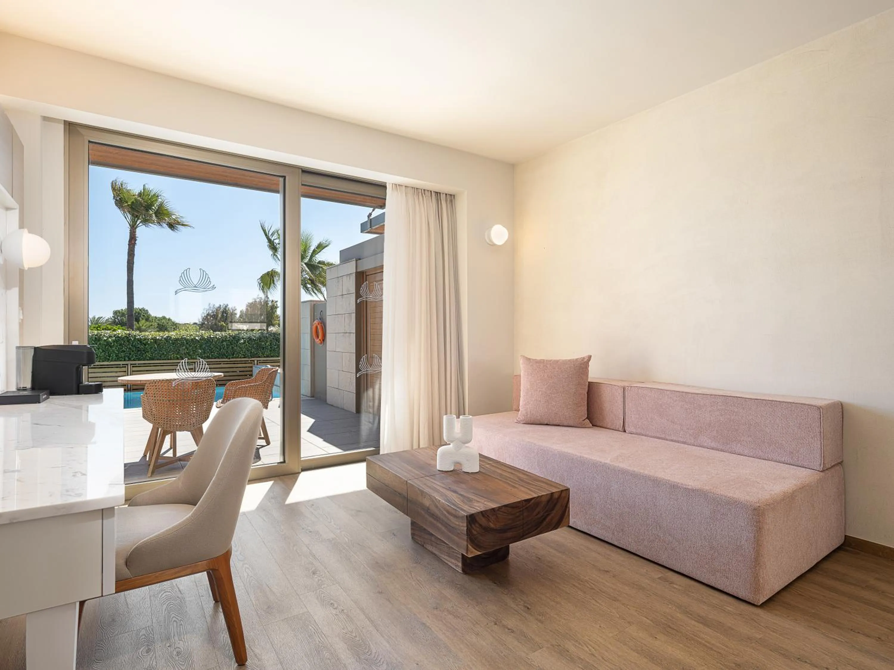 Seating area in Avra Imperial Hotel