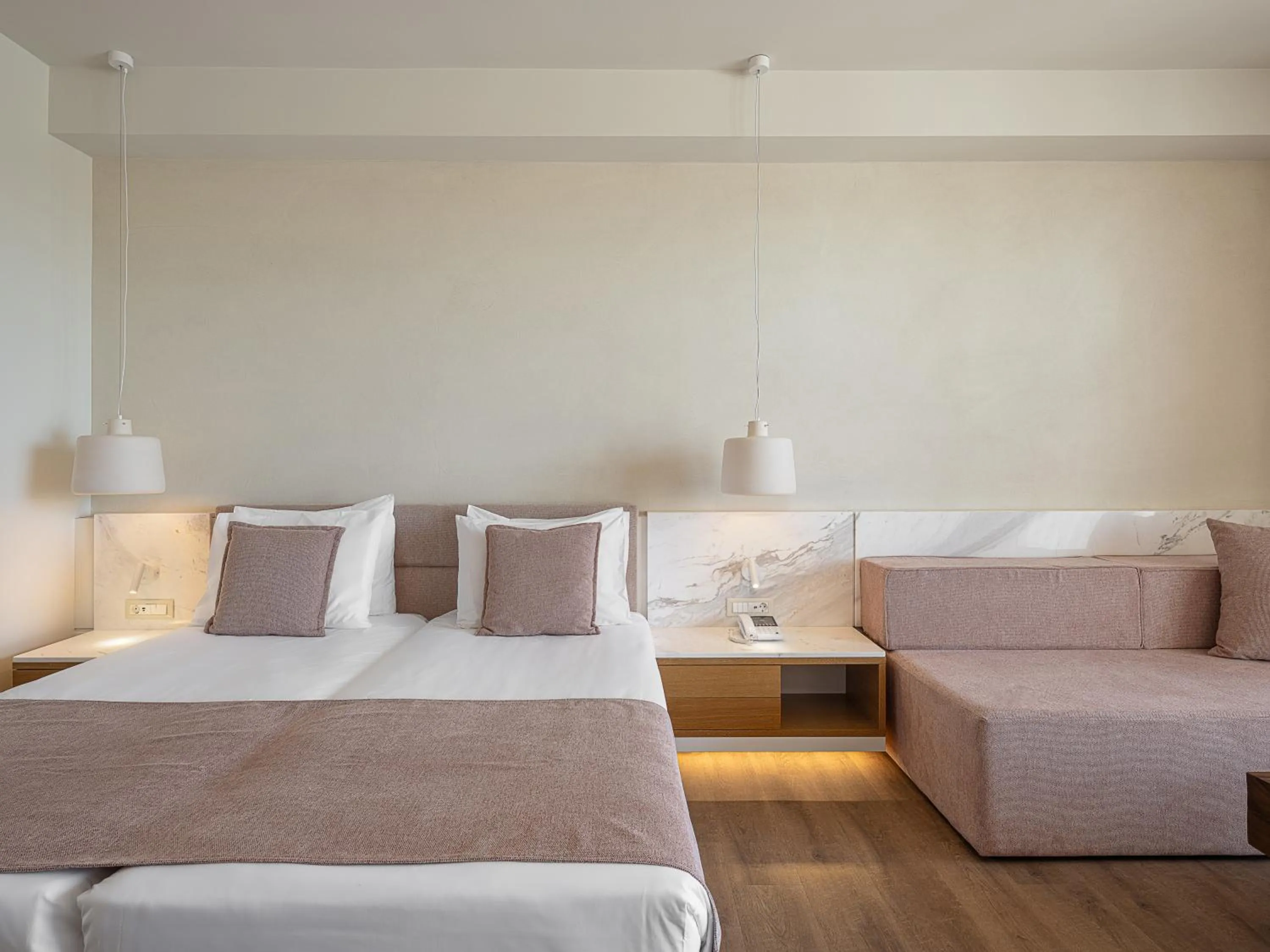 Bed in Avra Imperial Hotel