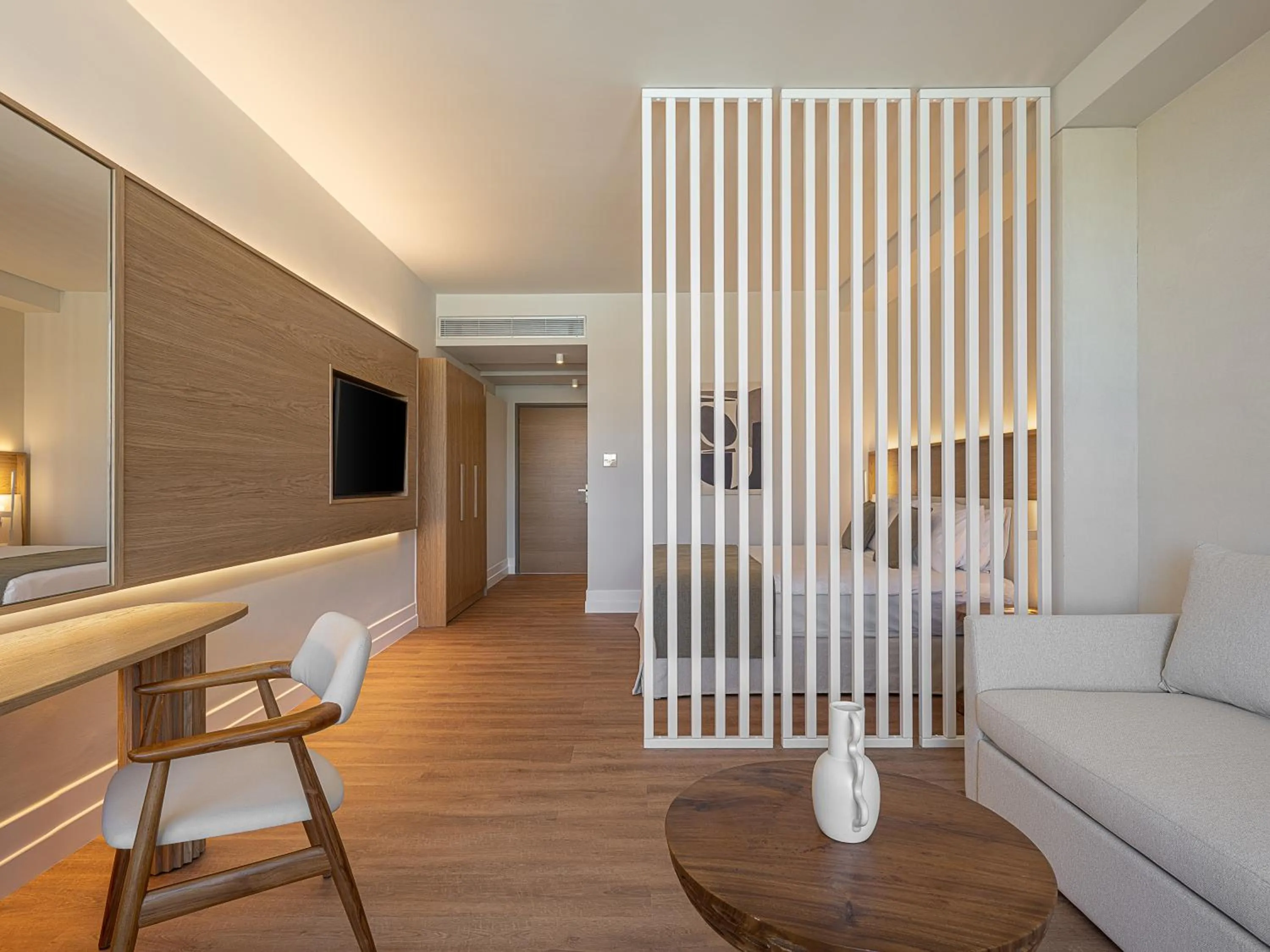 Bed in Avra Imperial Hotel