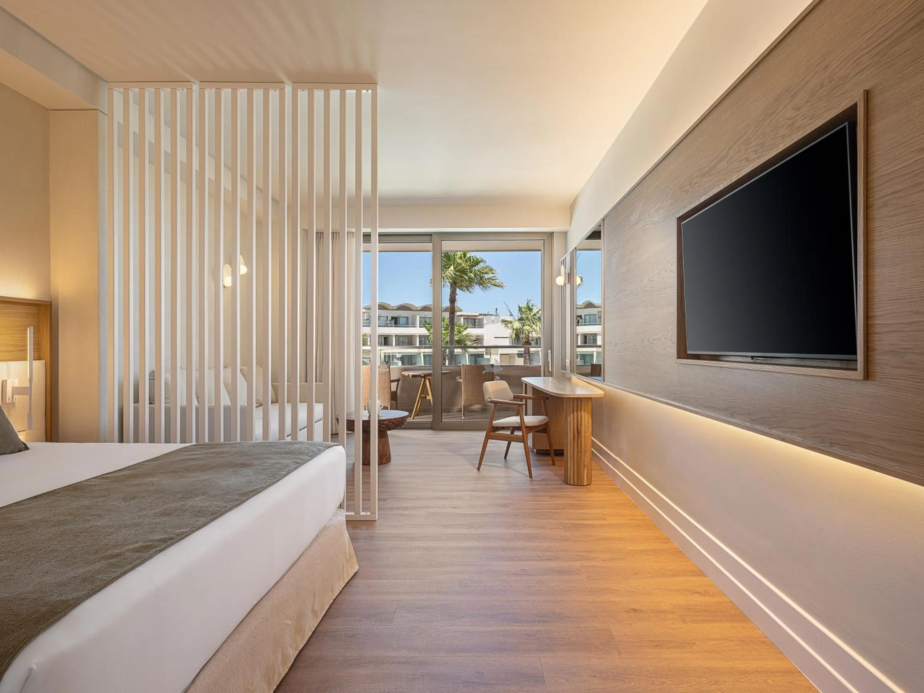 Bed in Avra Imperial Hotel