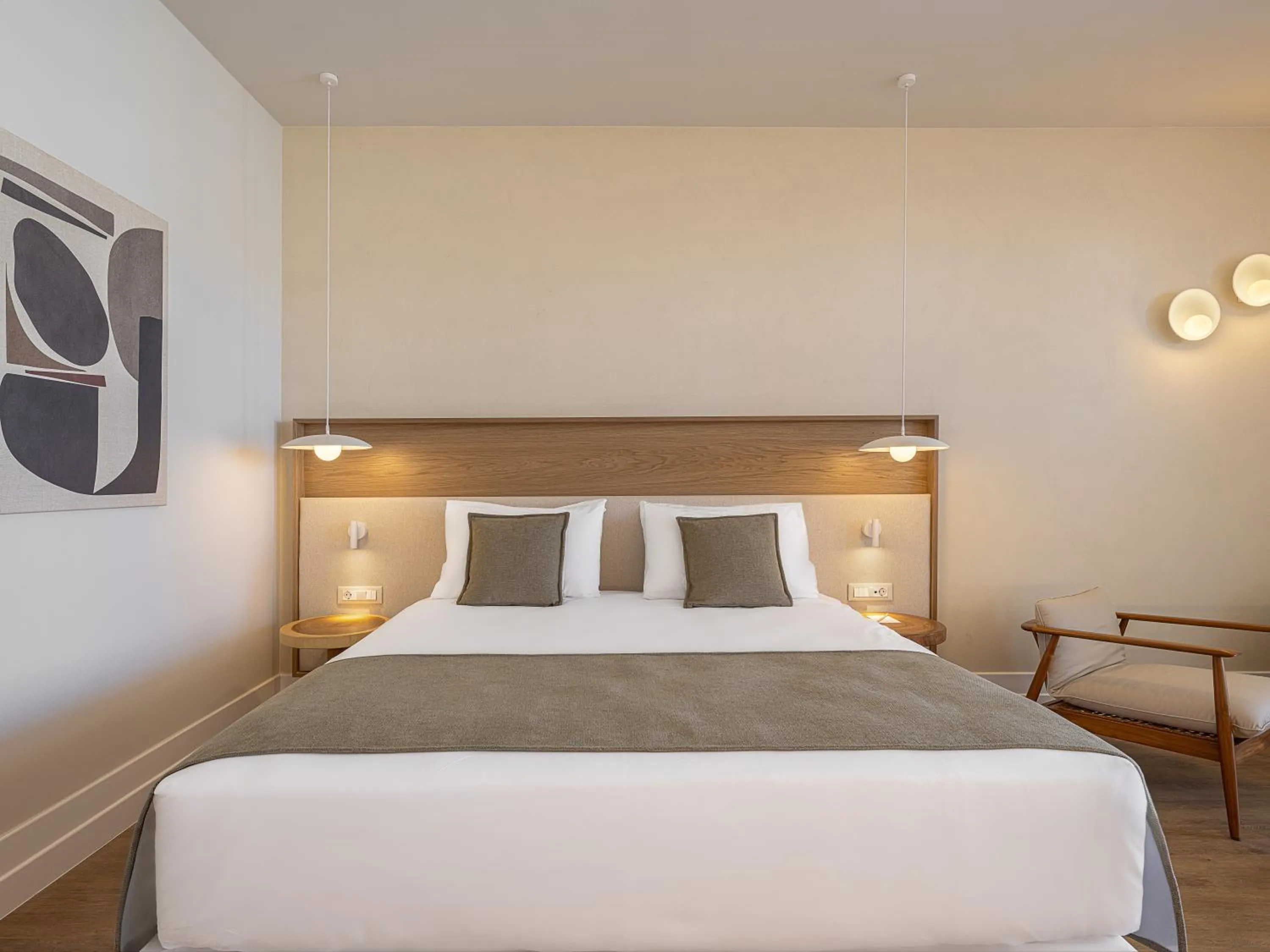 Bed in Avra Imperial Hotel