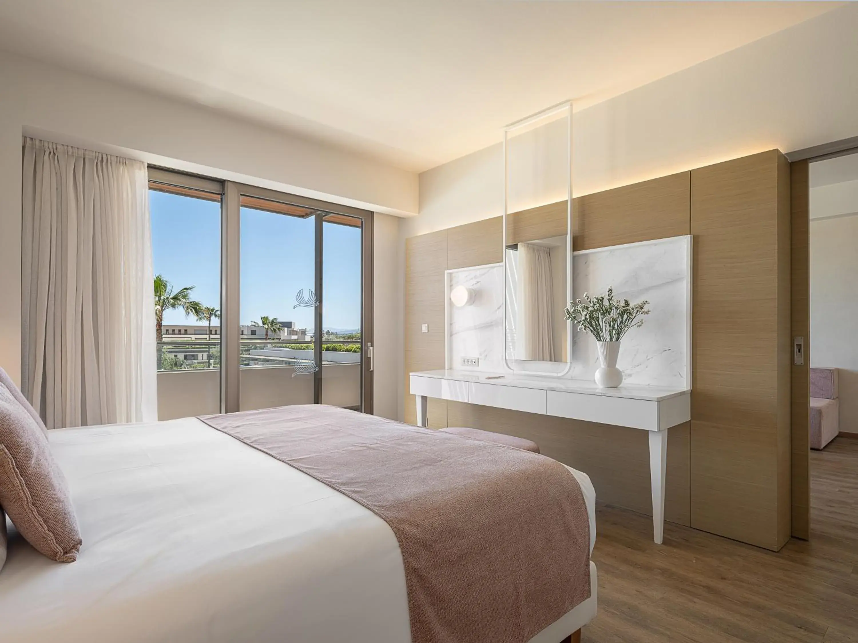 Bed in Avra Imperial Hotel Bed in Avra Imperial Hotel