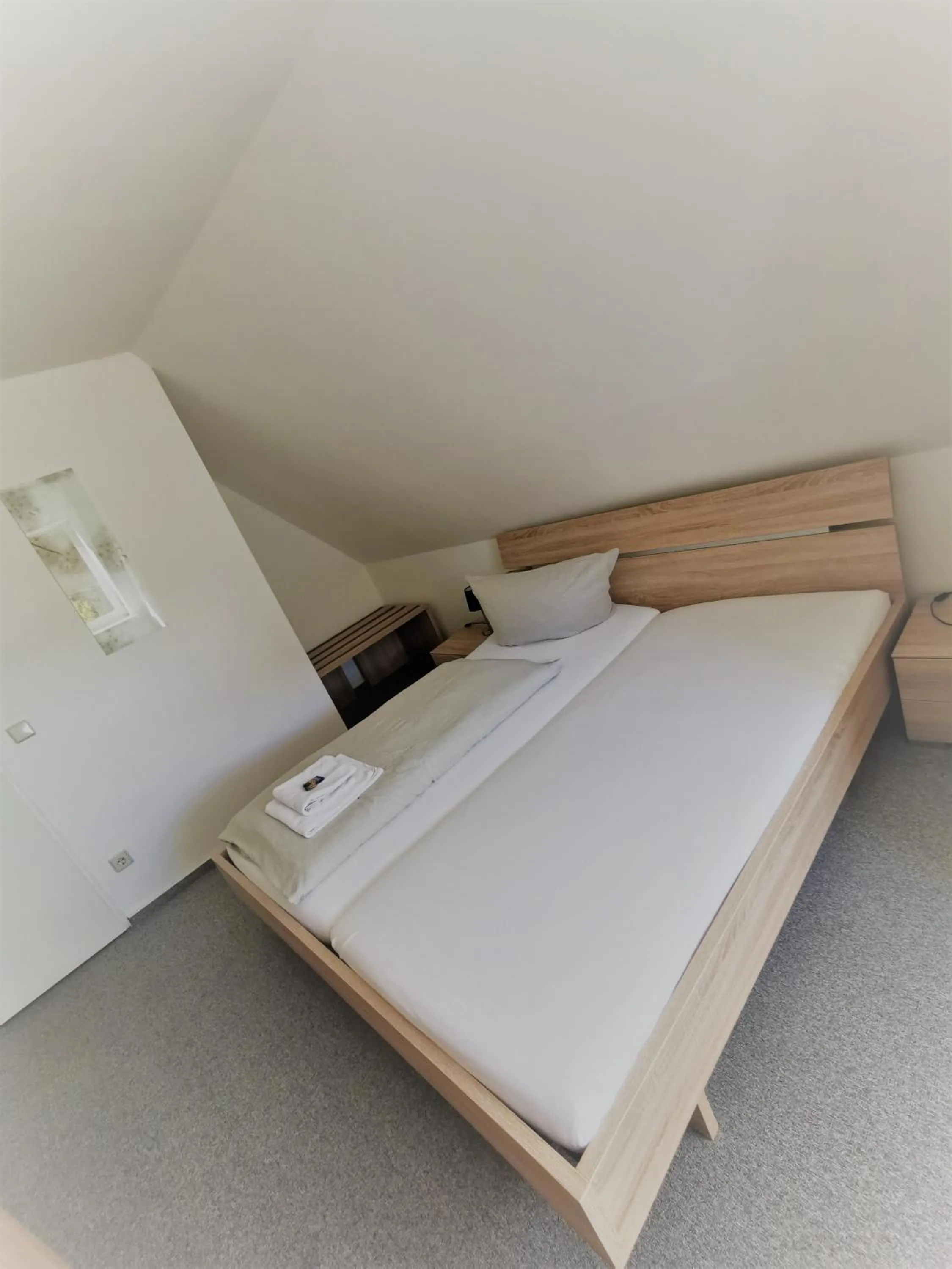 Bed in City Hotel Franziska