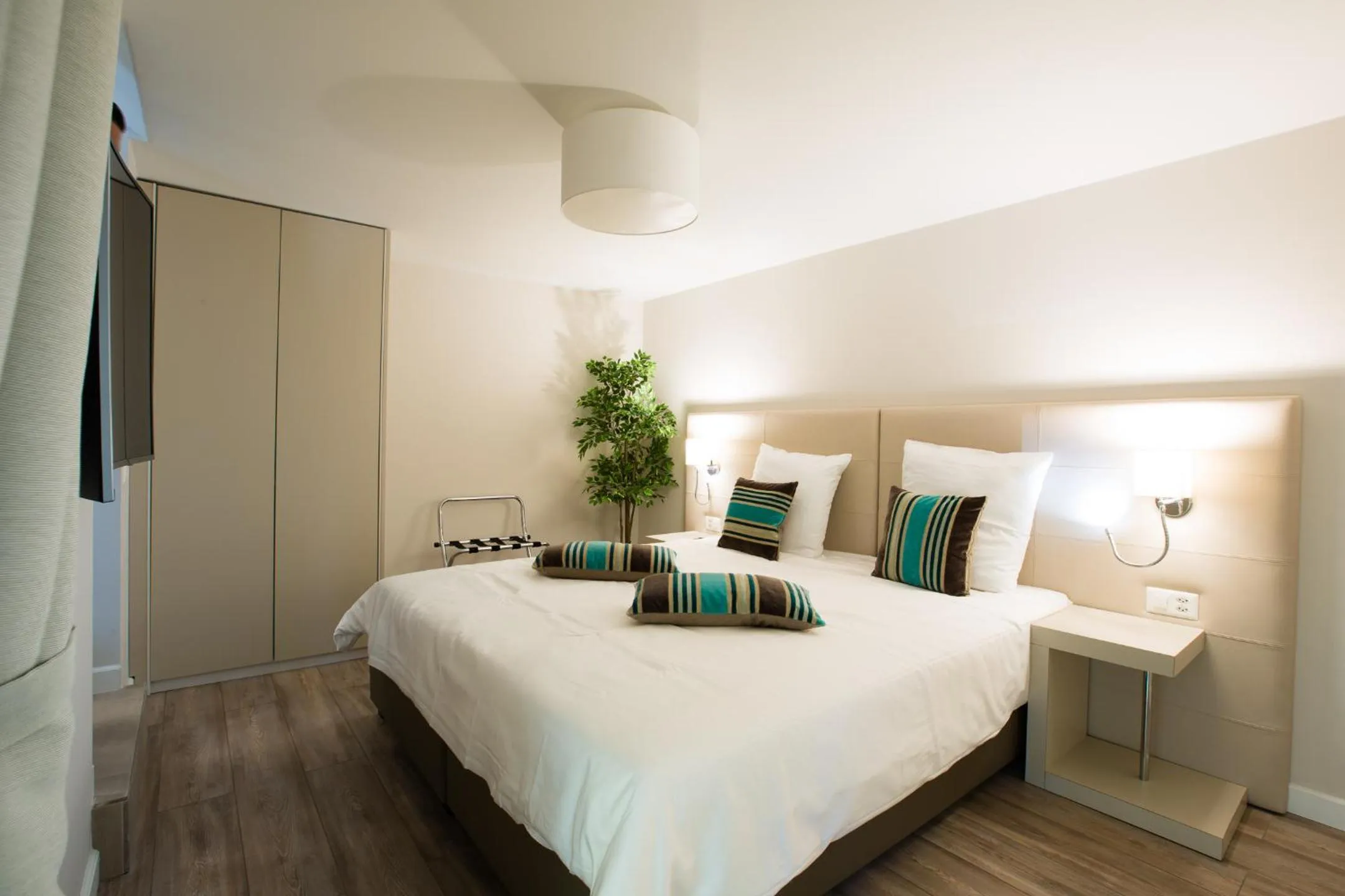 Bed in Auberge des Grands Bois