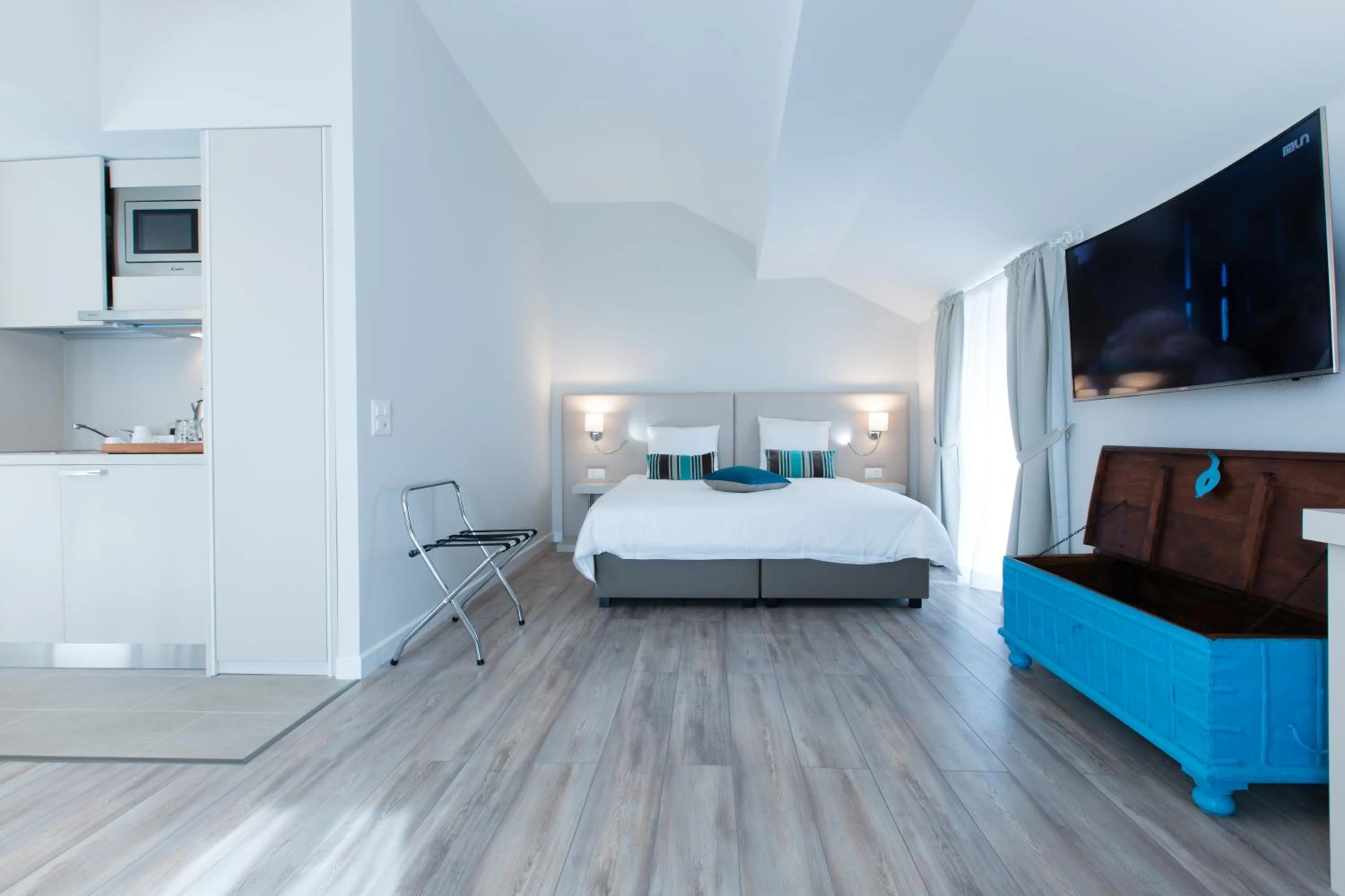 Bed in Auberge des Grands Bois