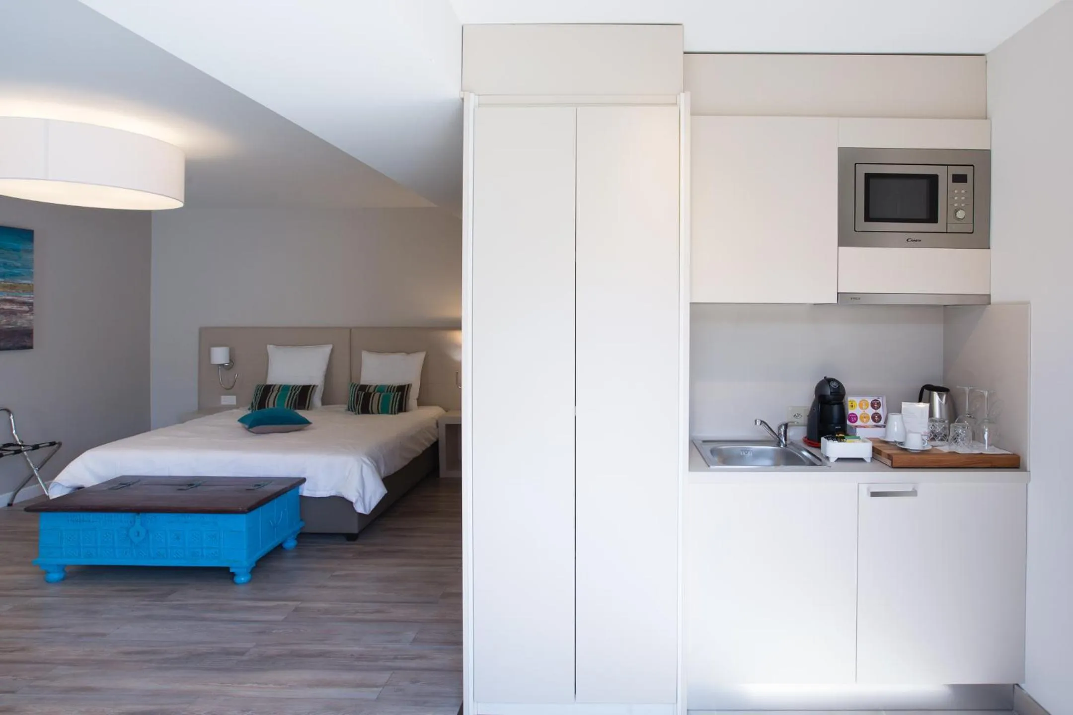 Bed in Auberge des Grands Bois