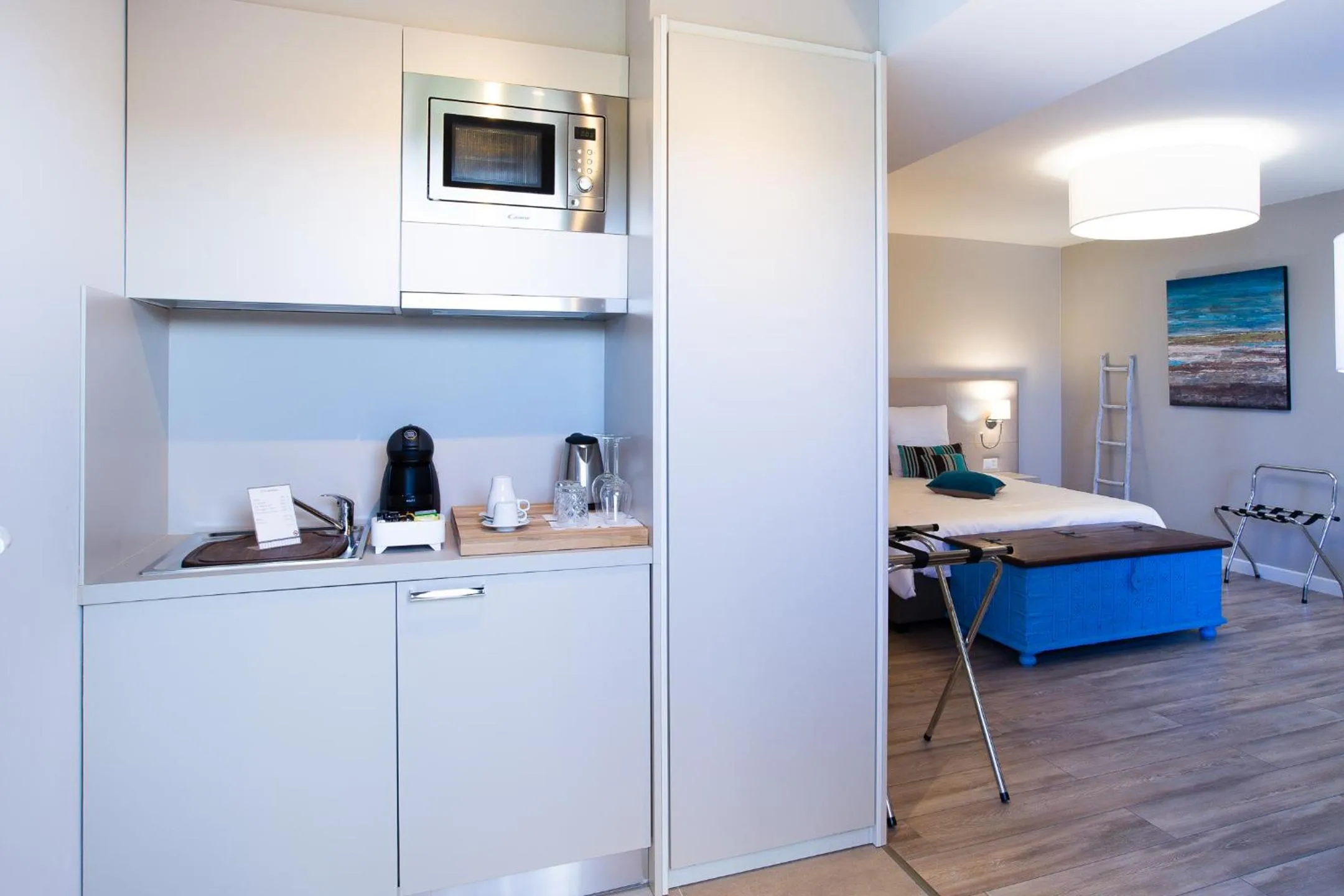 Bed in Auberge des Grands Bois