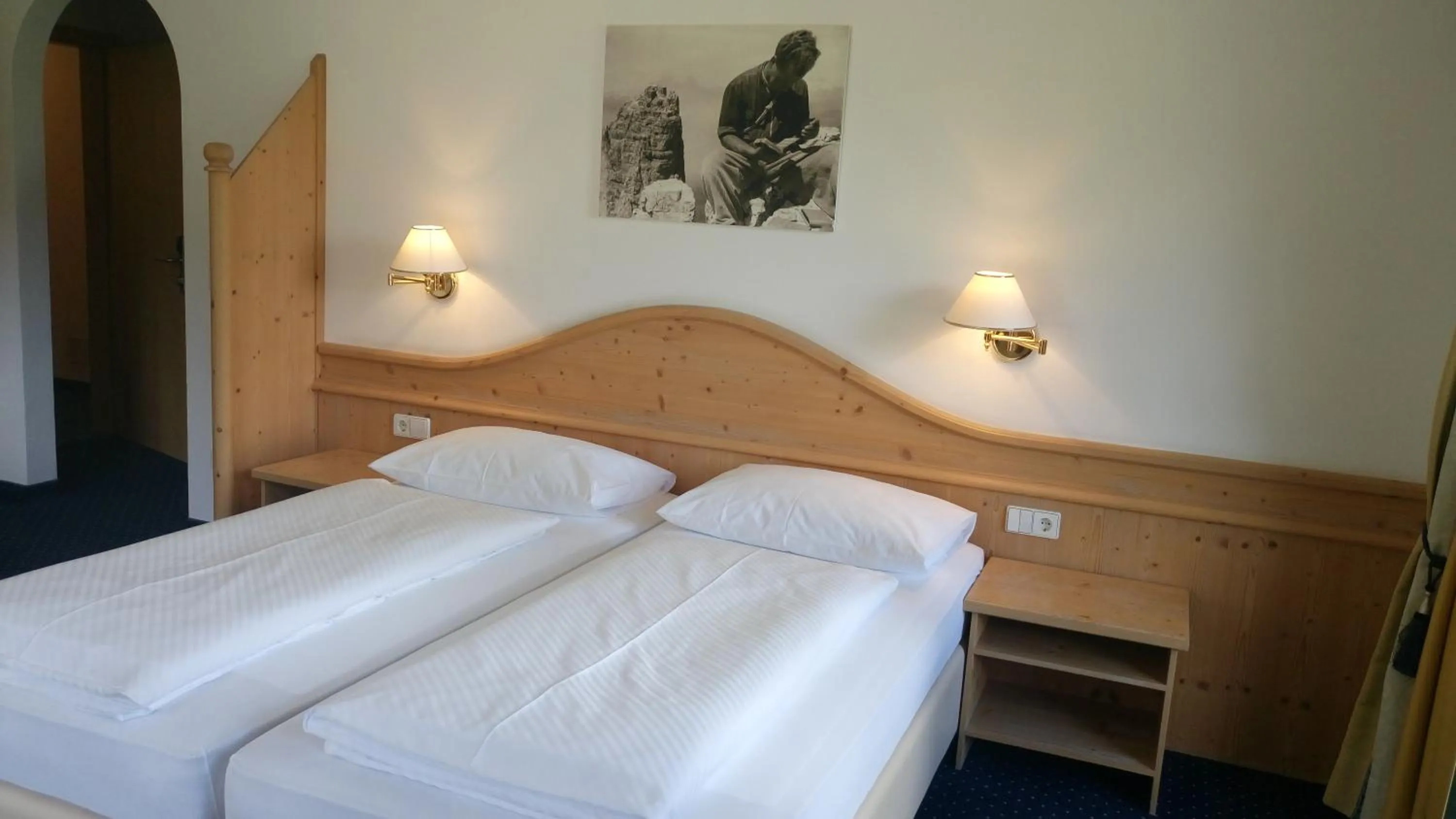 Photo of the whole room, Bed in Hotel Waldheim