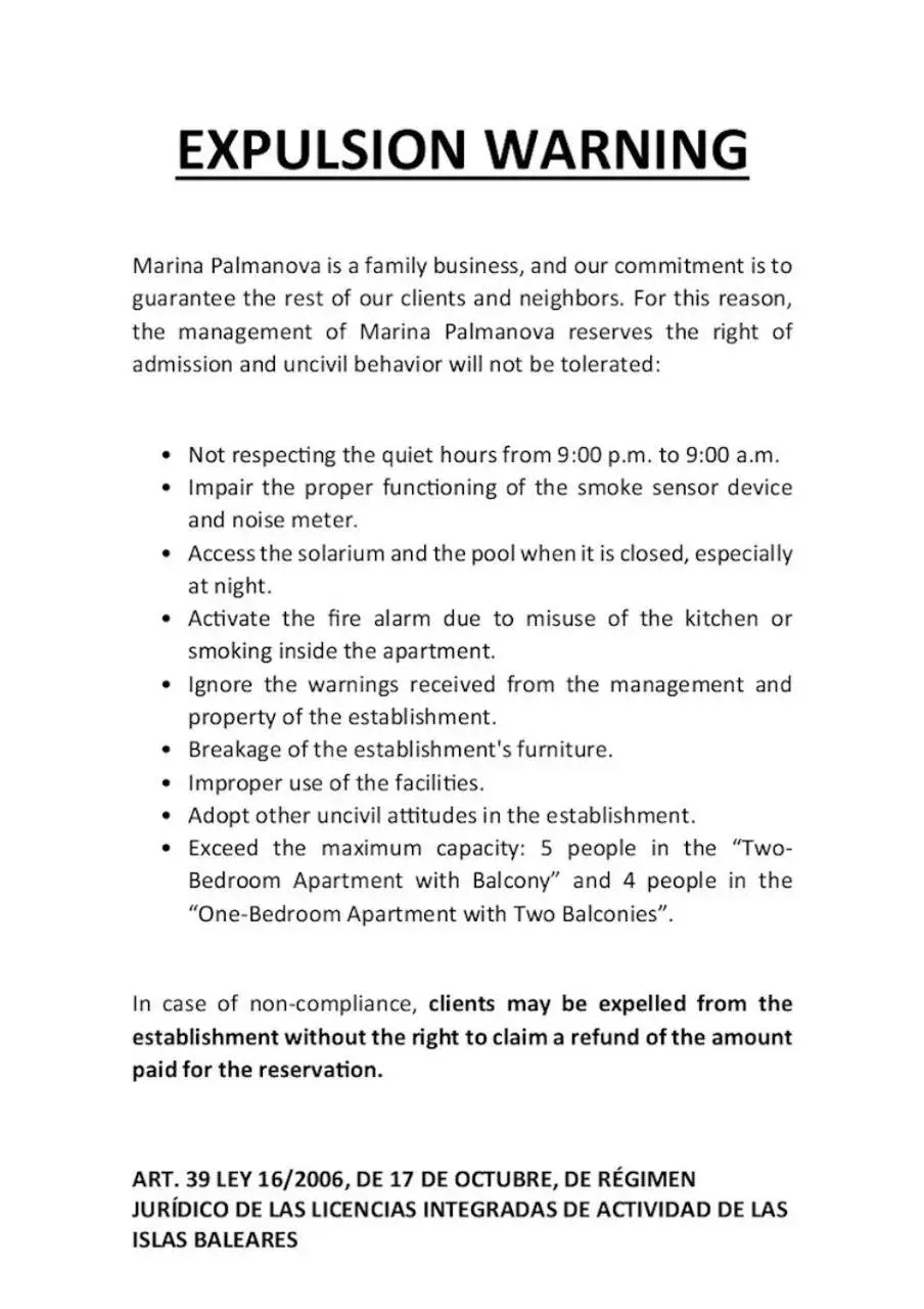 Property building in Marina Palmanova Apartamentos Property building in Marina Palmanova Apartamentos