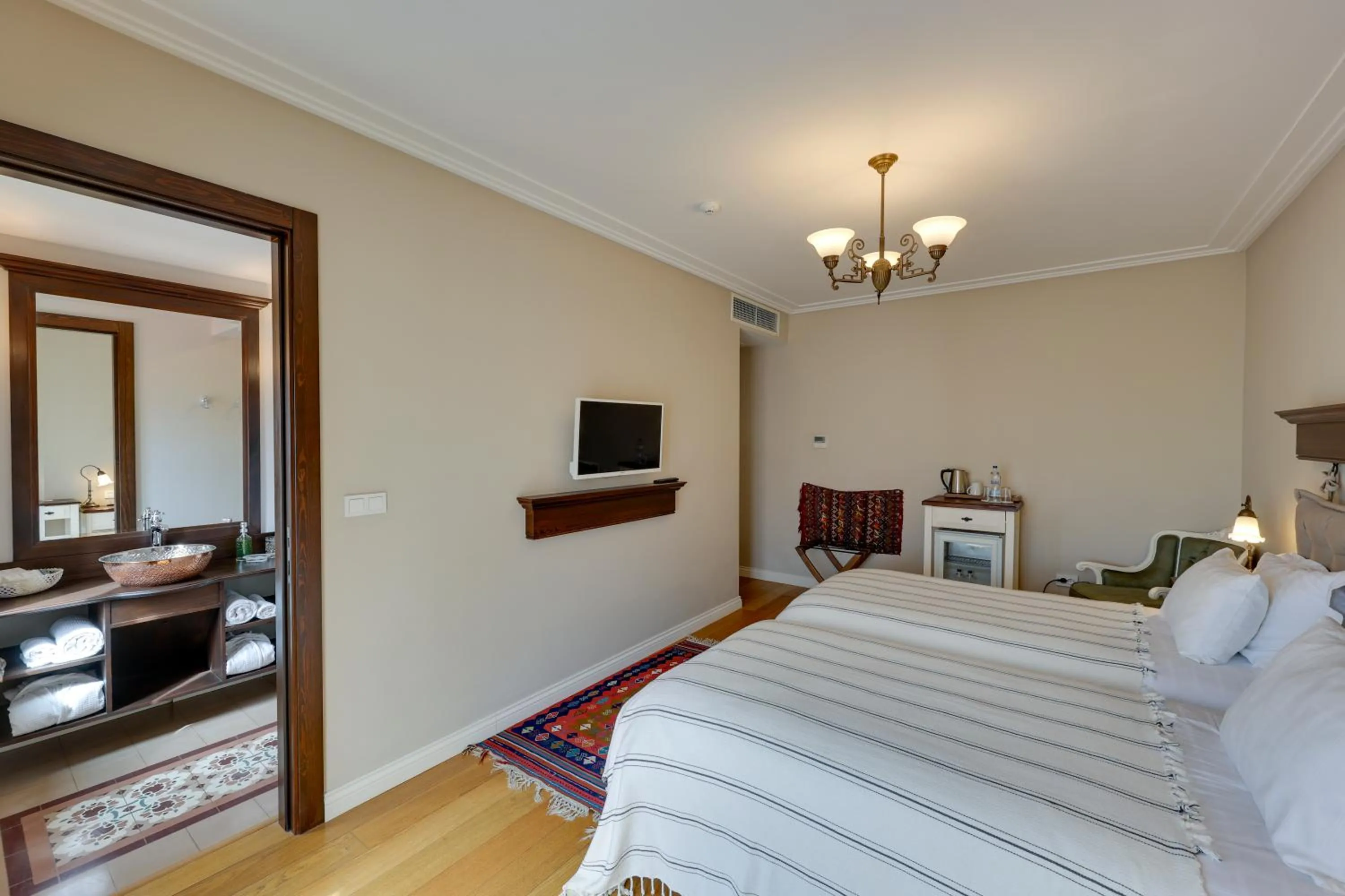 Bed in Akanthus Hotel Ephesus