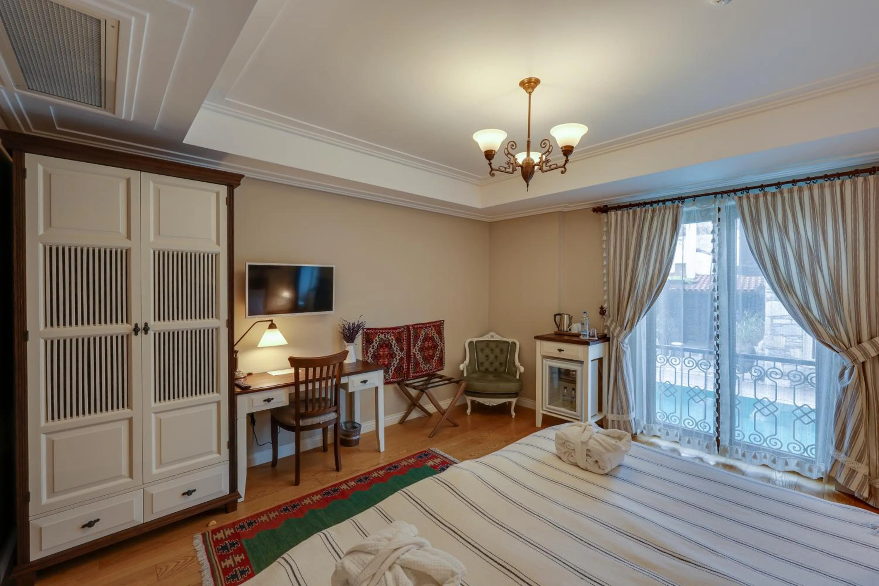 Bed in Akanthus Hotel Ephesus