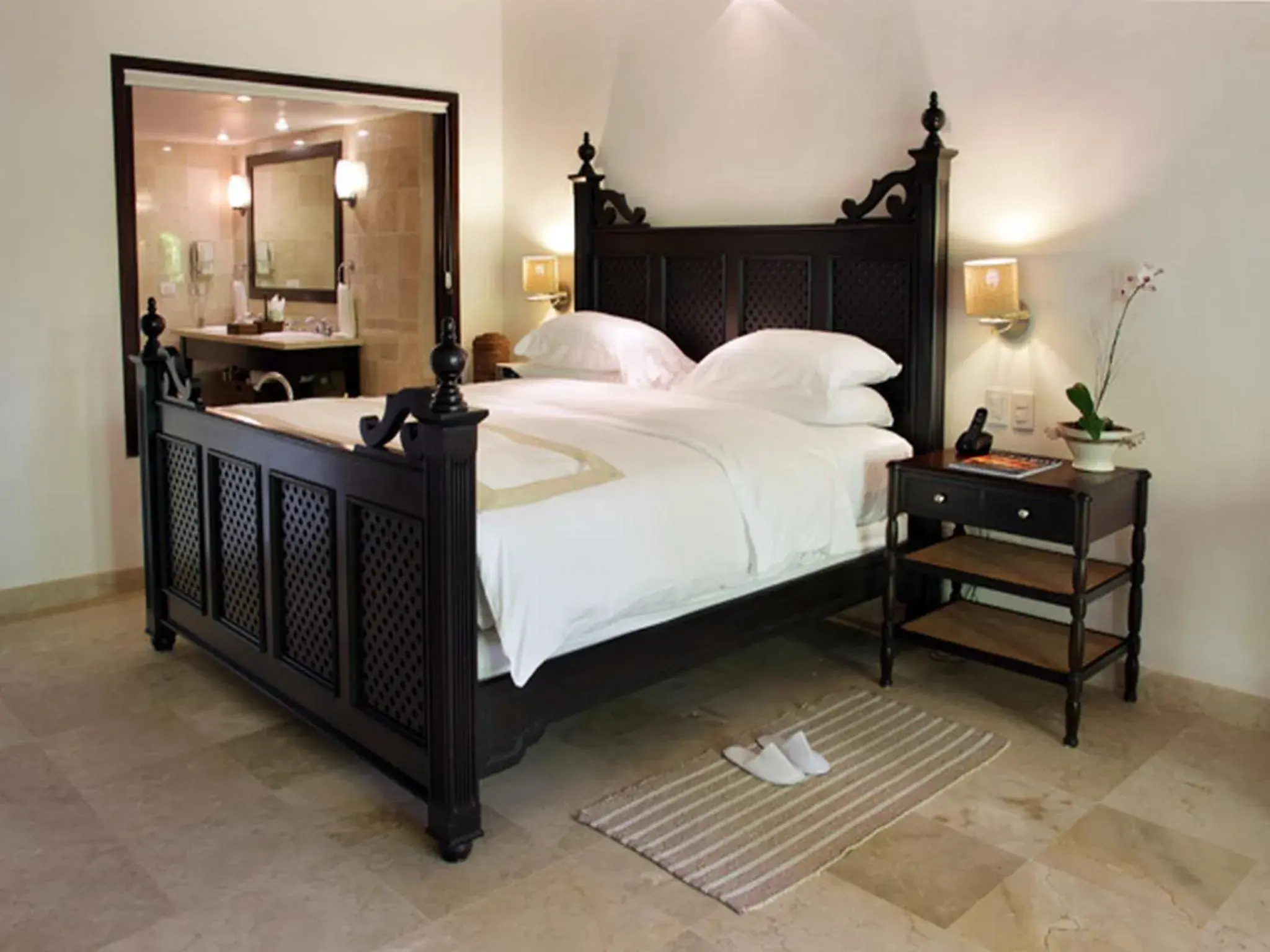 View (from property/room), Bed in Casa Colonial Beach & Spa View (from property/room), Bed in Casa Colonial Beach & Spa