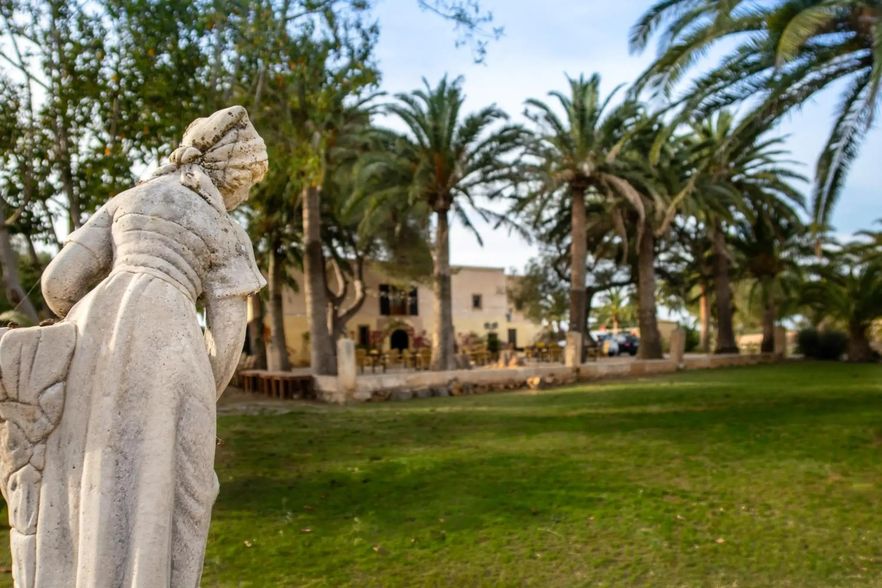 Garden view in Finca Hotel Rural Predio Son Serra Garden view in Finca Hotel Rural Predio Son Serra