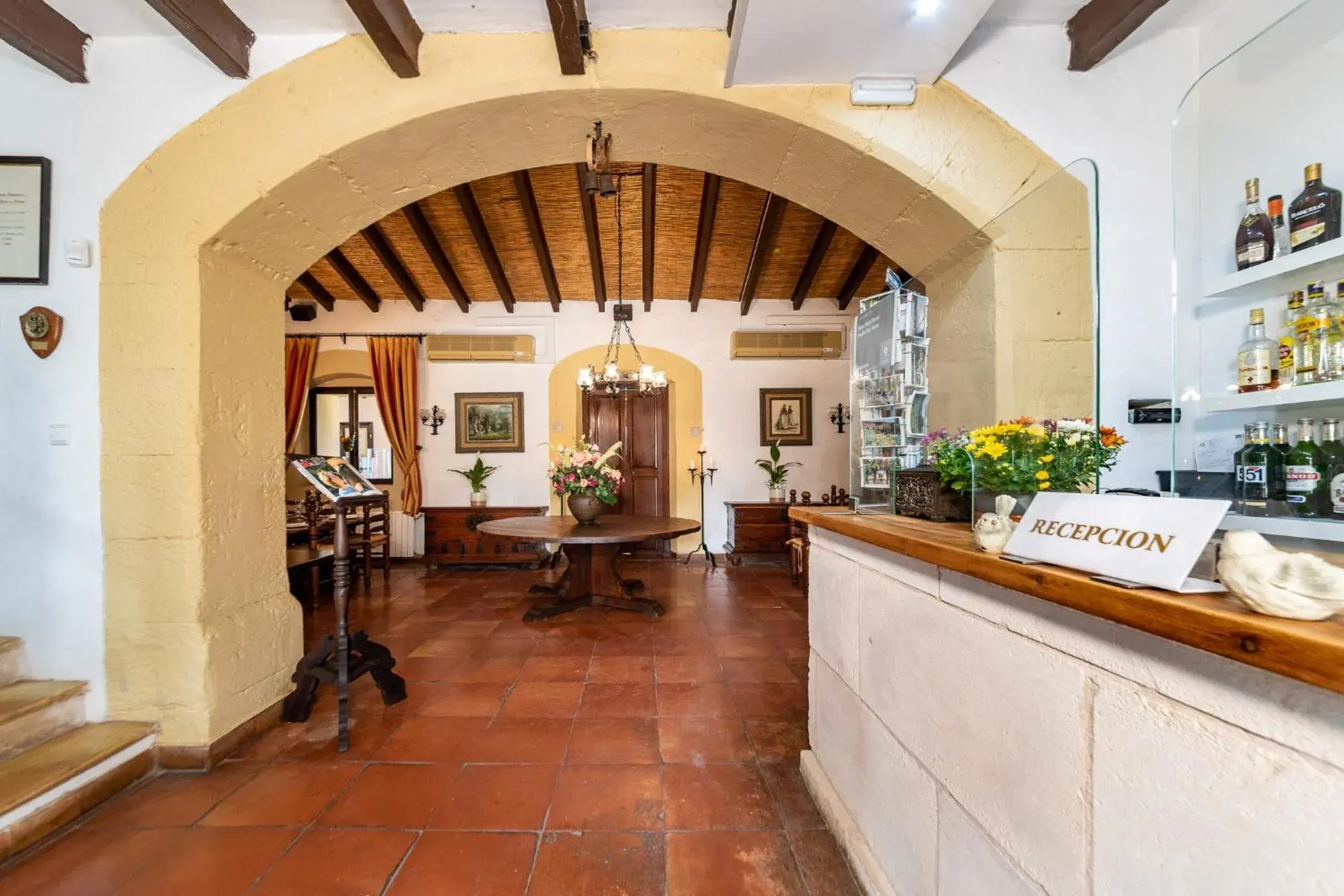 Lobby or reception in Finca Hotel Rural Predio Son Serra Lobby or reception in Finca Hotel Rural Predio Son Serra