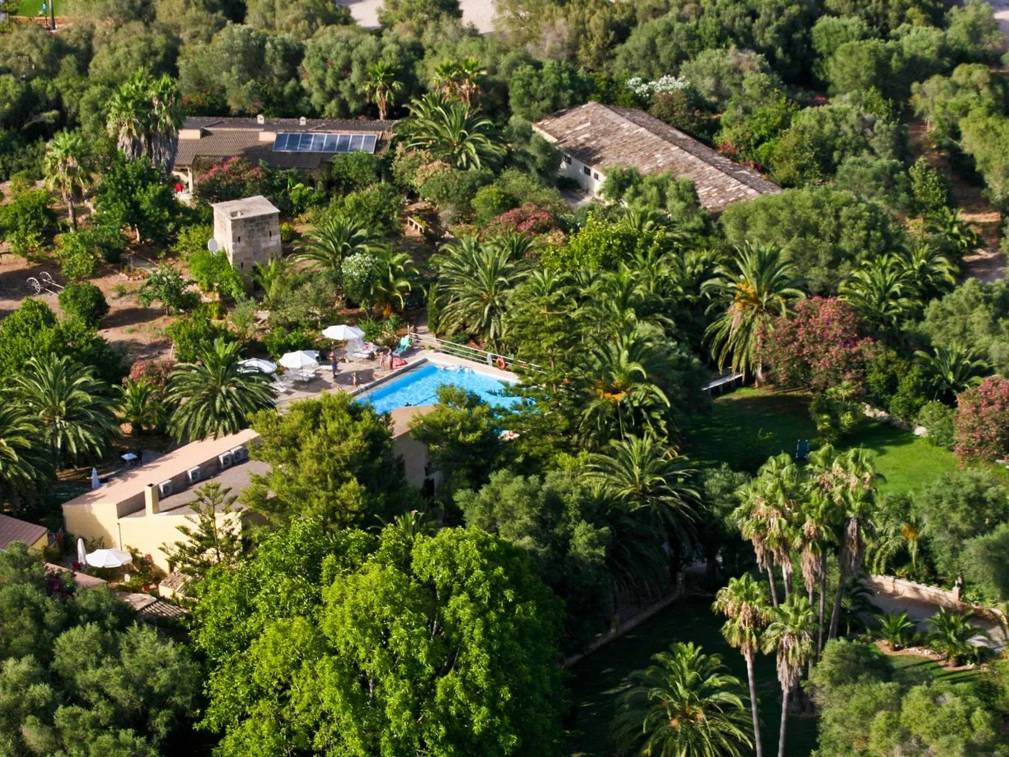 Bird's eye view in Finca Hotel Rural Predio Son Serra Bird's eye view in Finca Hotel Rural Predio Son Serra