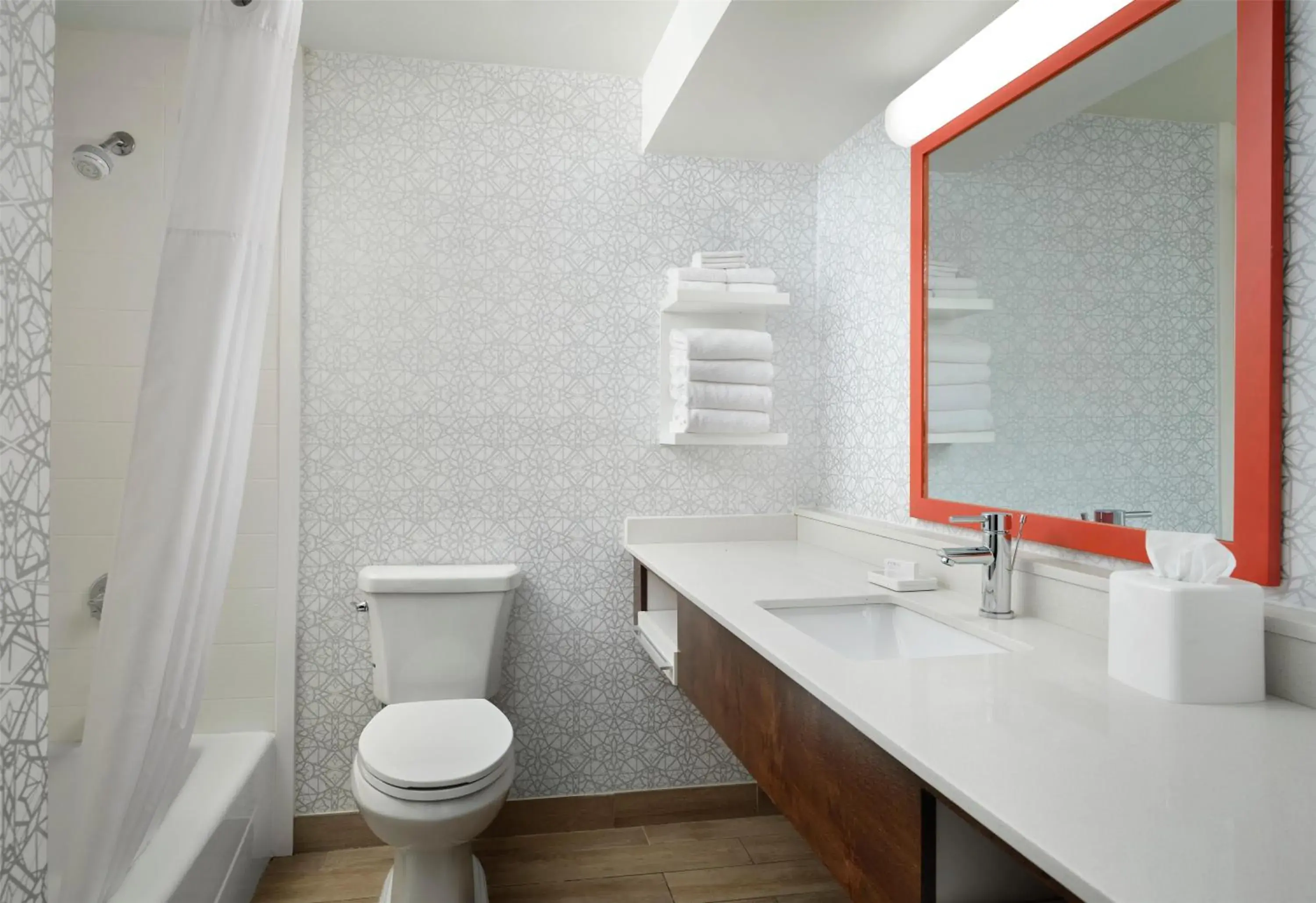 Bathroom in Hampton Inn Meridian Bathroom in Hampton Inn Meridian