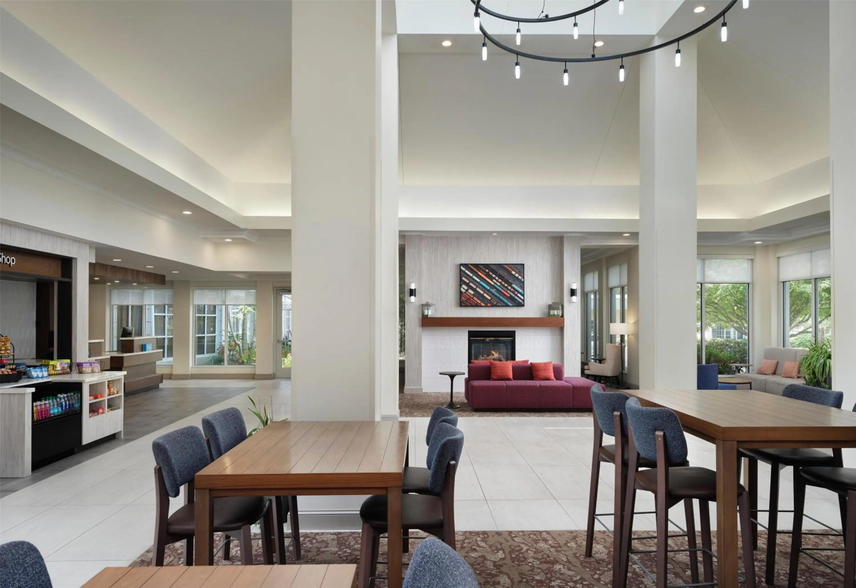 Lobby or reception in Hilton Garden Inn Meridian