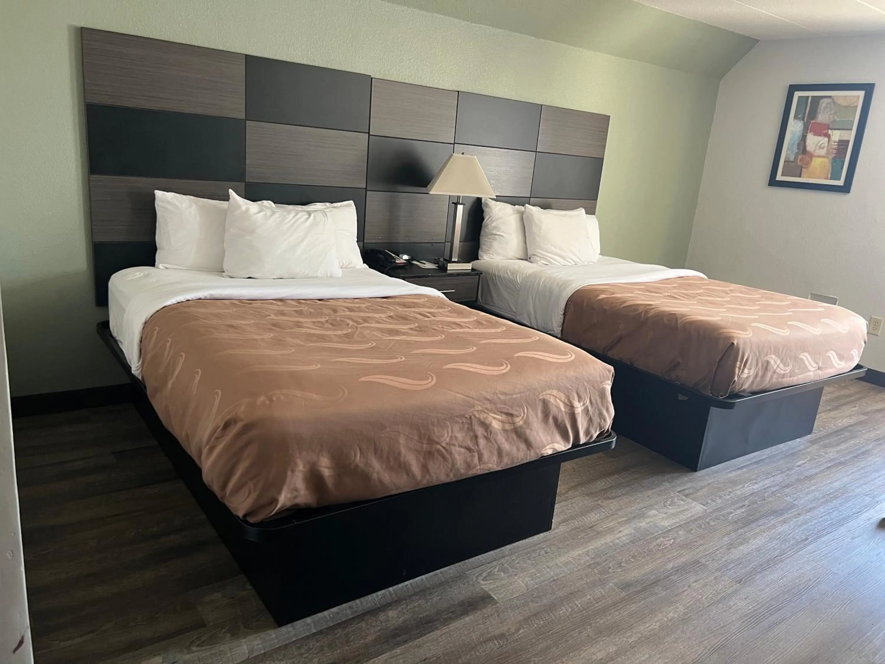 Bed in Quality Inn & Suites