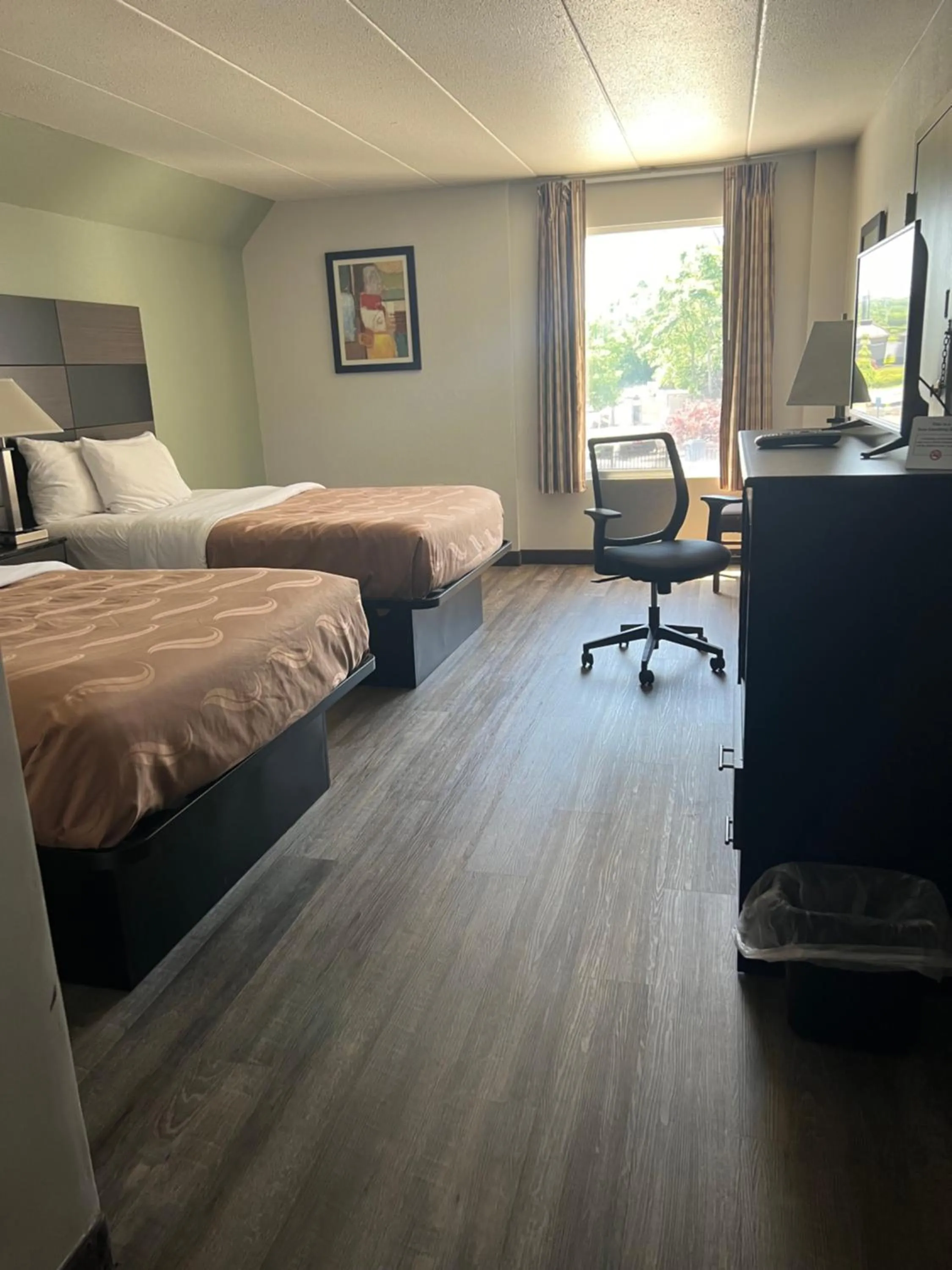 Bed in Quality Inn & Suites