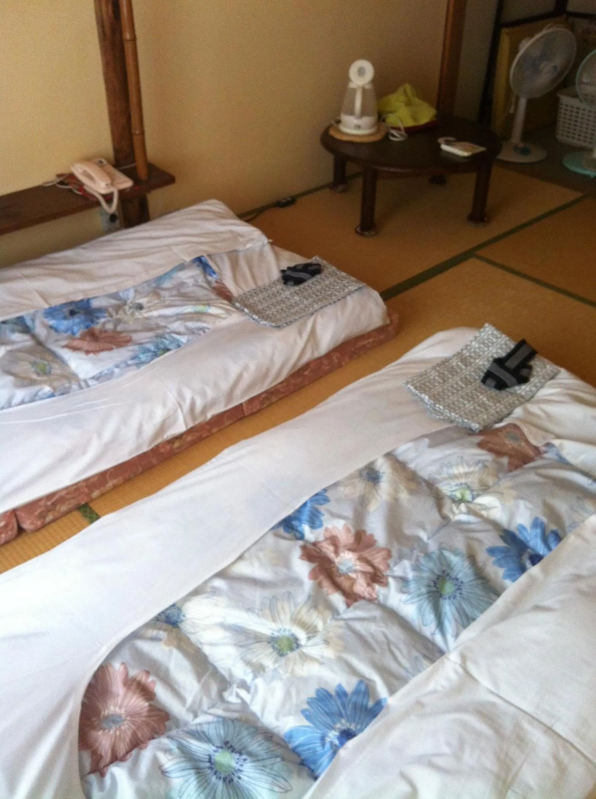 Bed in Rakucho Ryokan