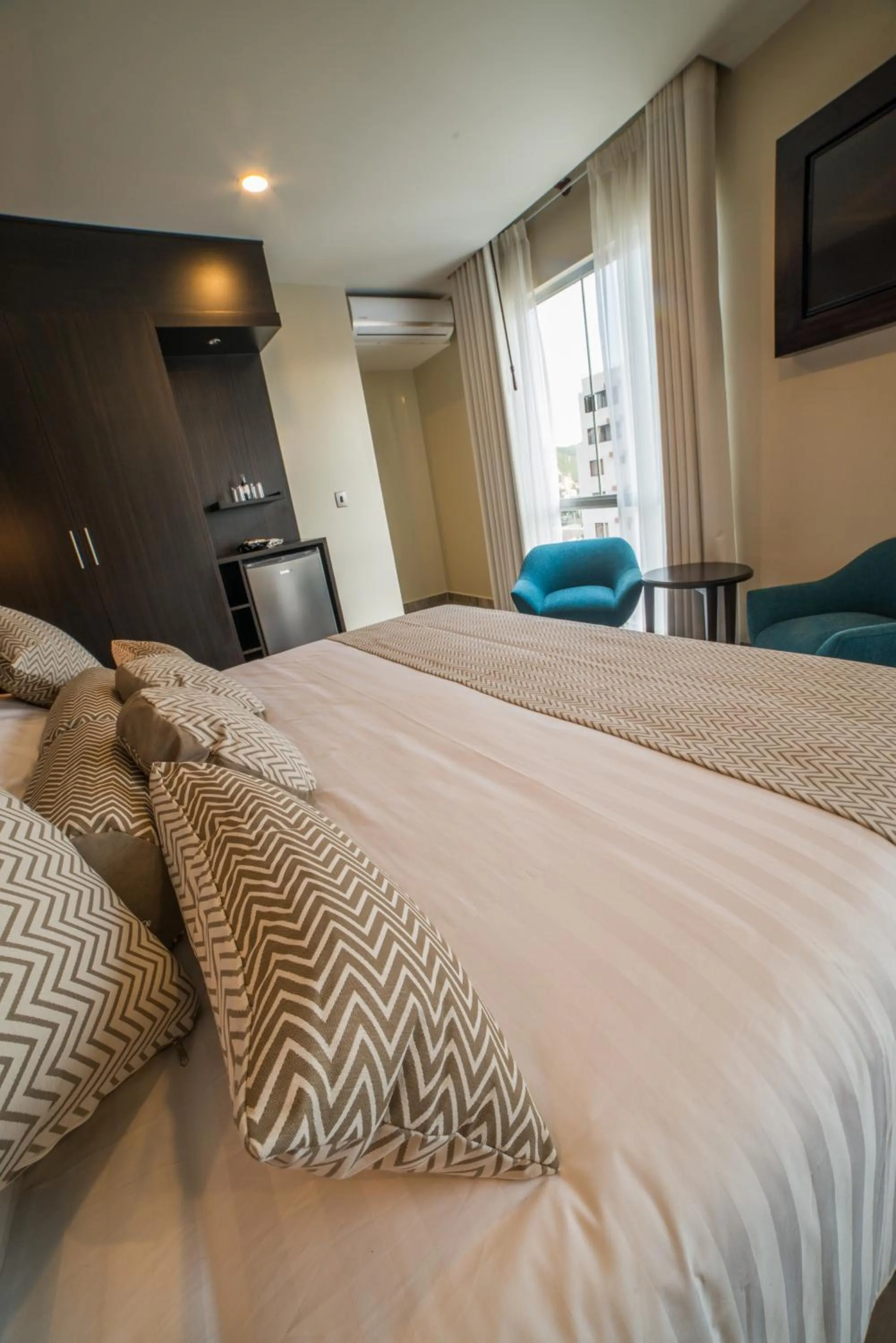 Bed in Huper Hotel Boutique