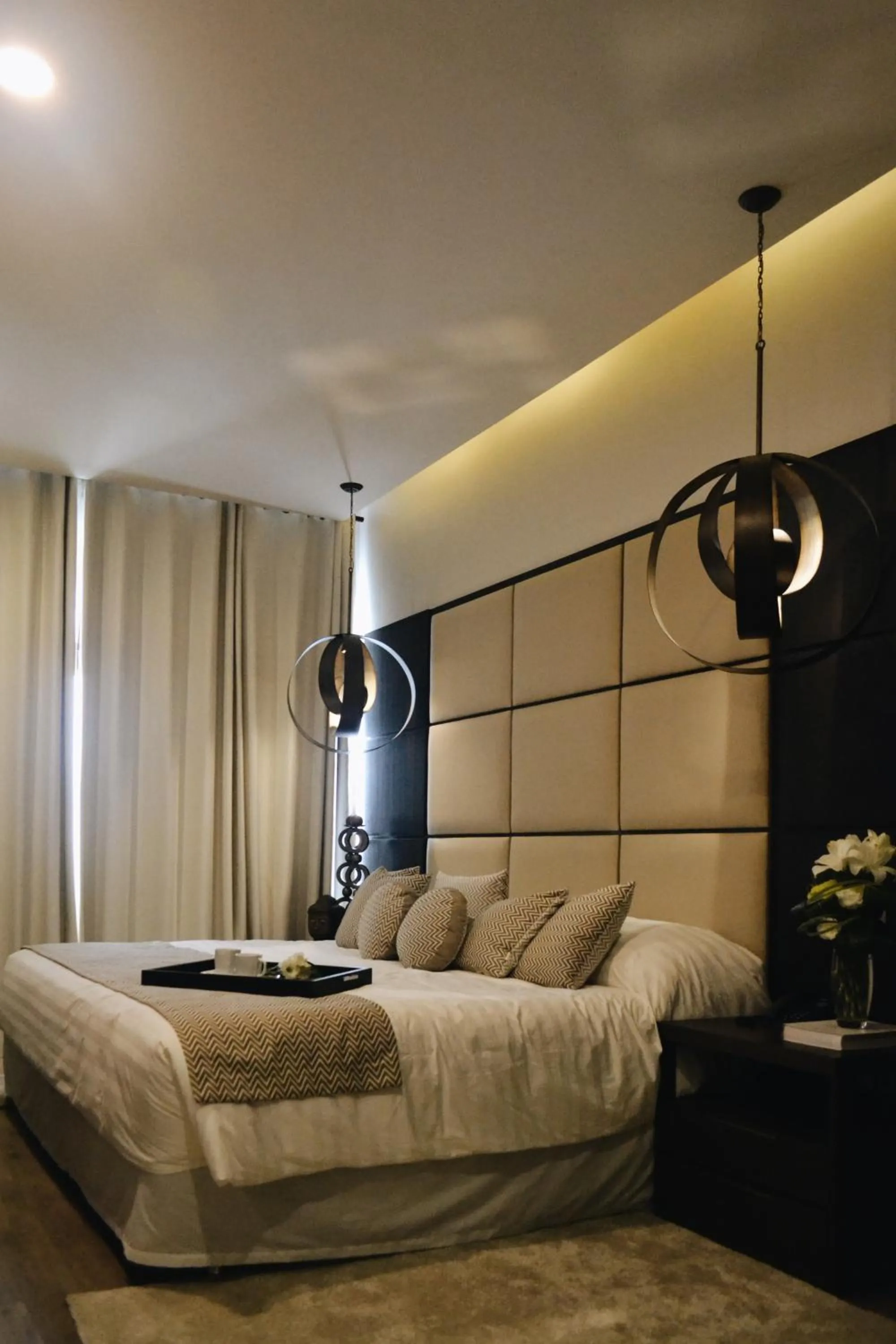 Bed in Huper Hotel Boutique