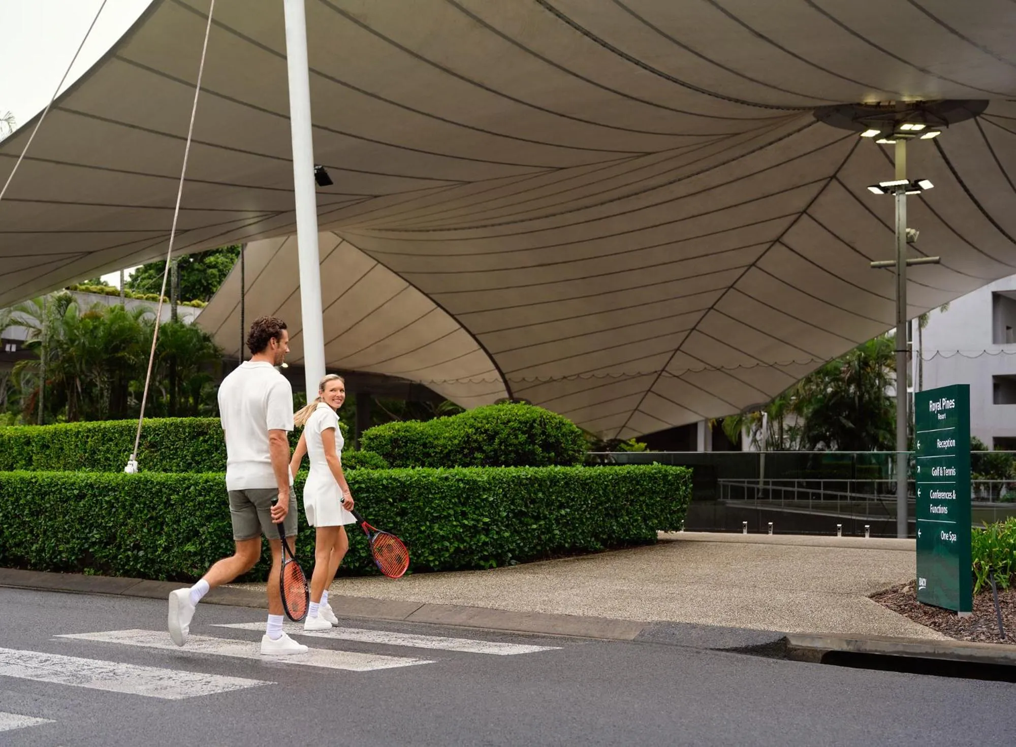 Tennis court in RACV Royal Pines Resort Gold Coast