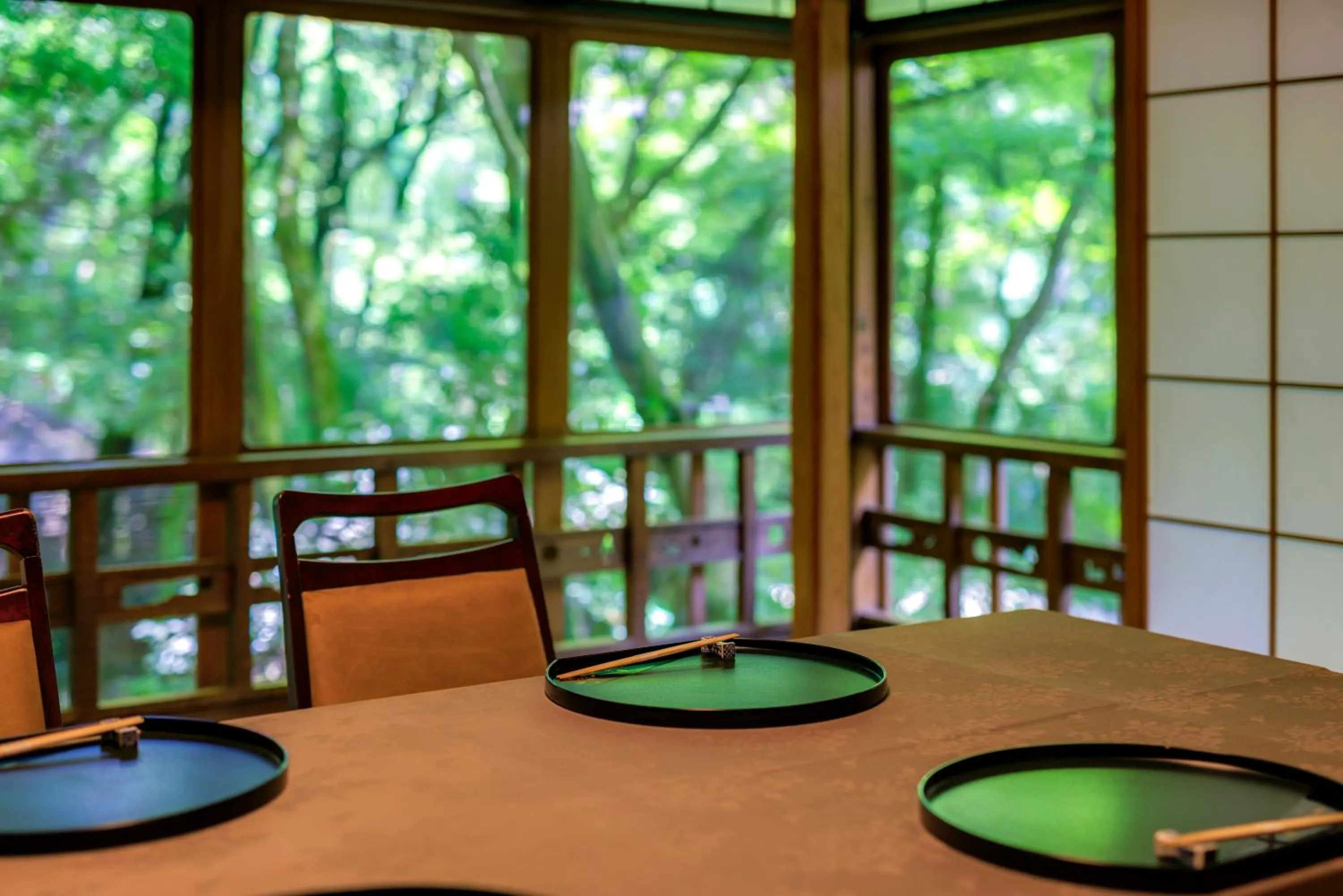 Dining area in Tsukihitei