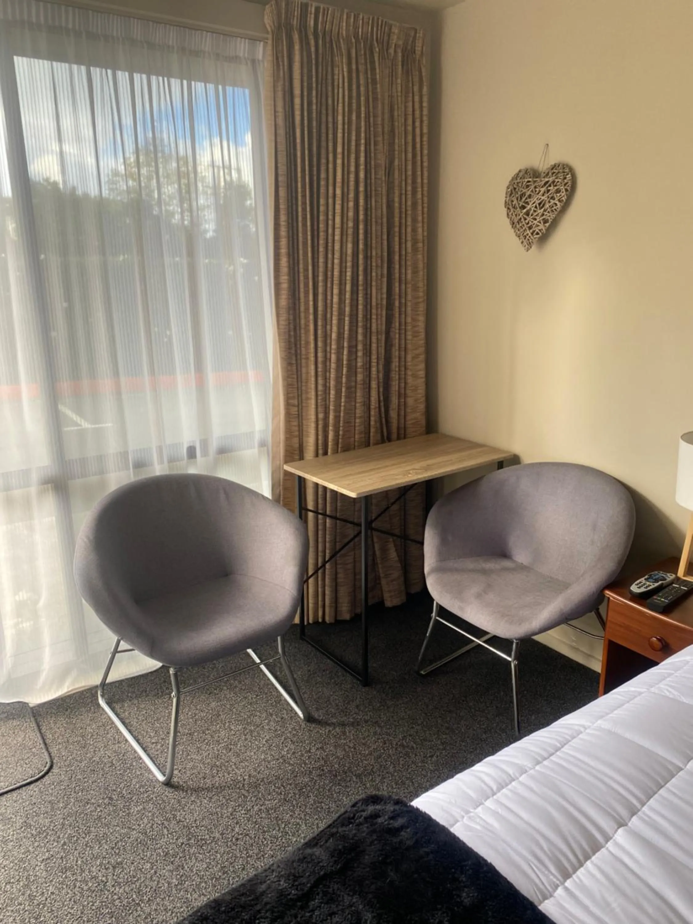 Bed in Ashbury Park Motel