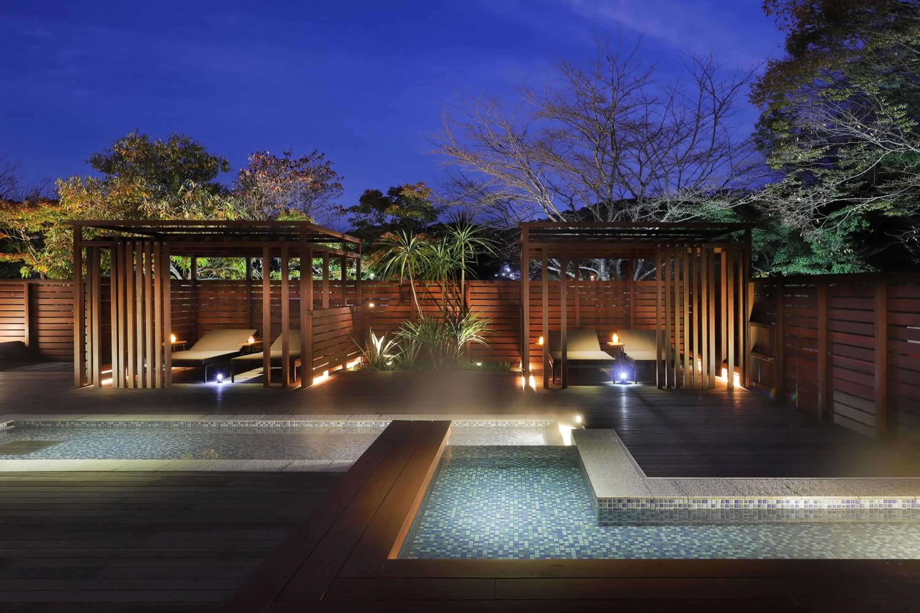 Hot Spring Bath in Marukyu Ryokan