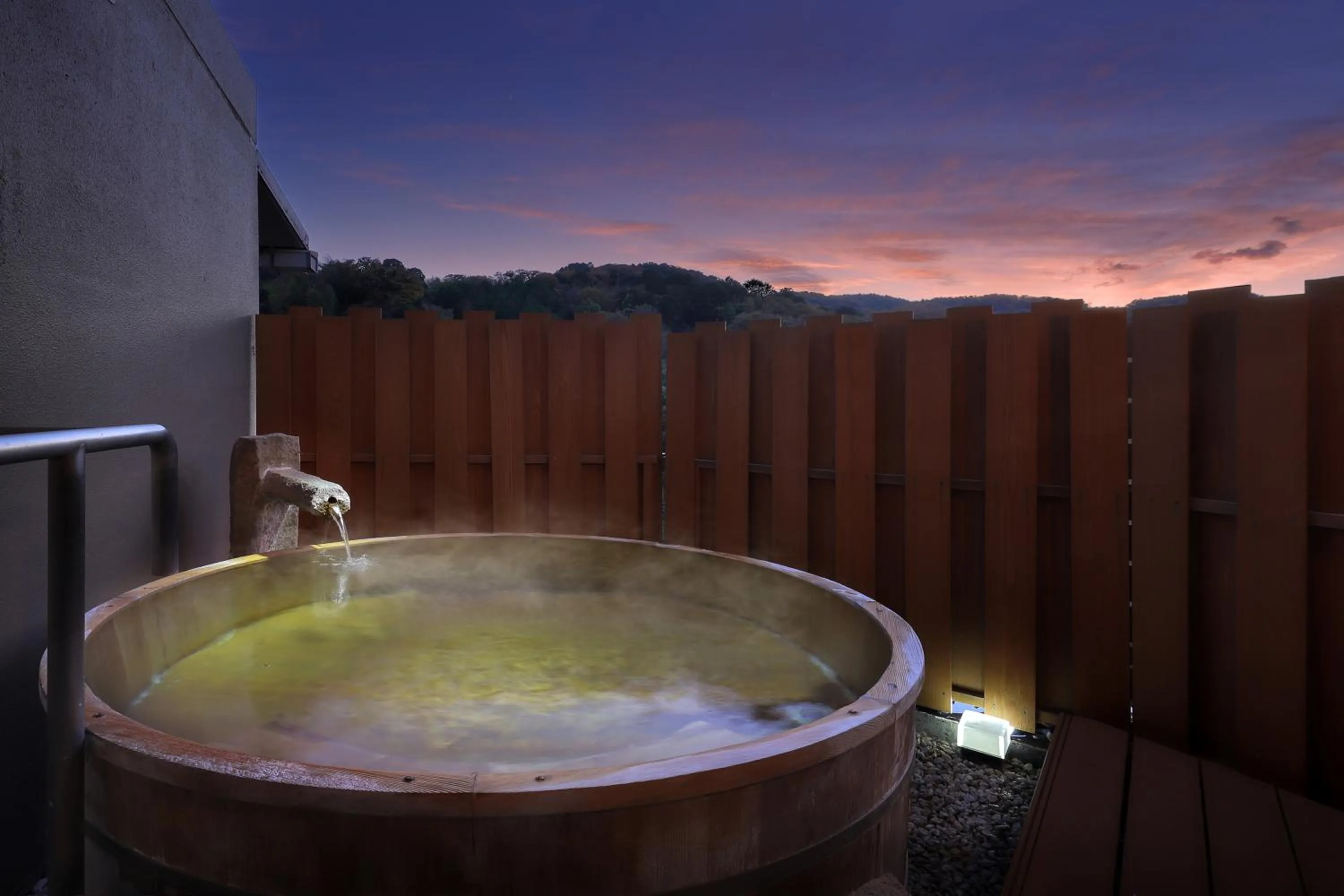 Hot Spring Bath in Marukyu Ryokan