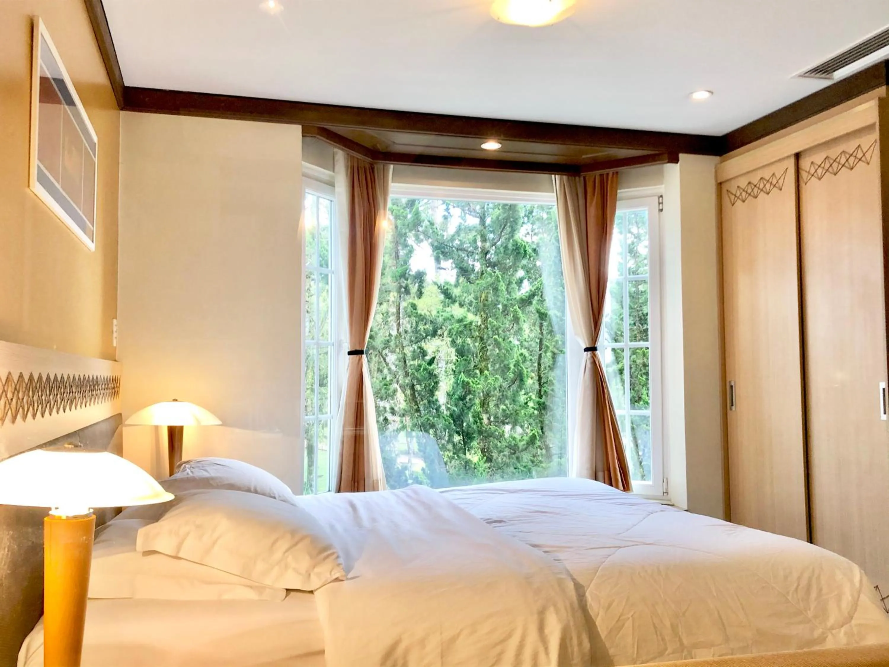 Photo of the whole room, Bed in Flat Mountain Village Luxo e Conforto na Serra