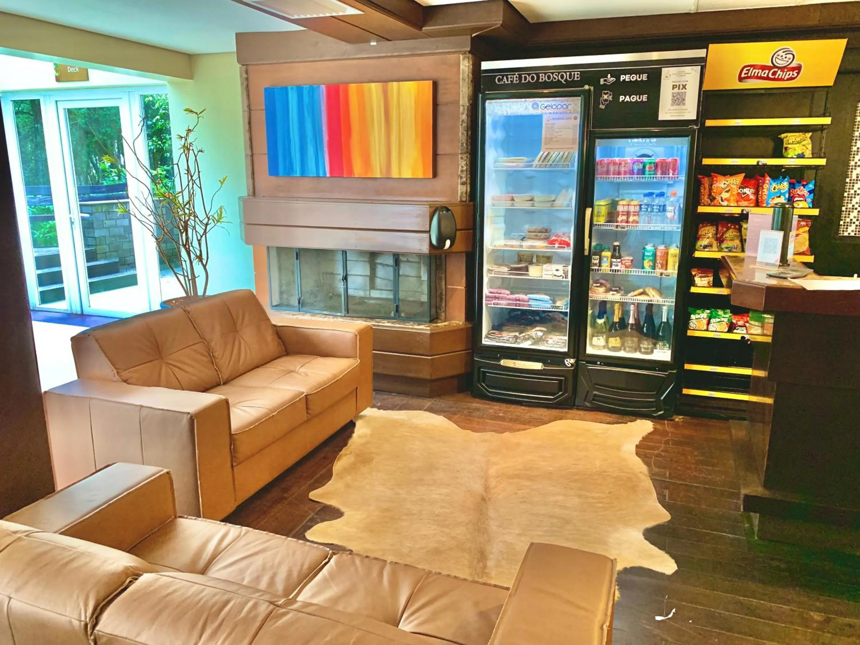 vending machine in Flat Mountain Village Luxo e Conforto na Serra