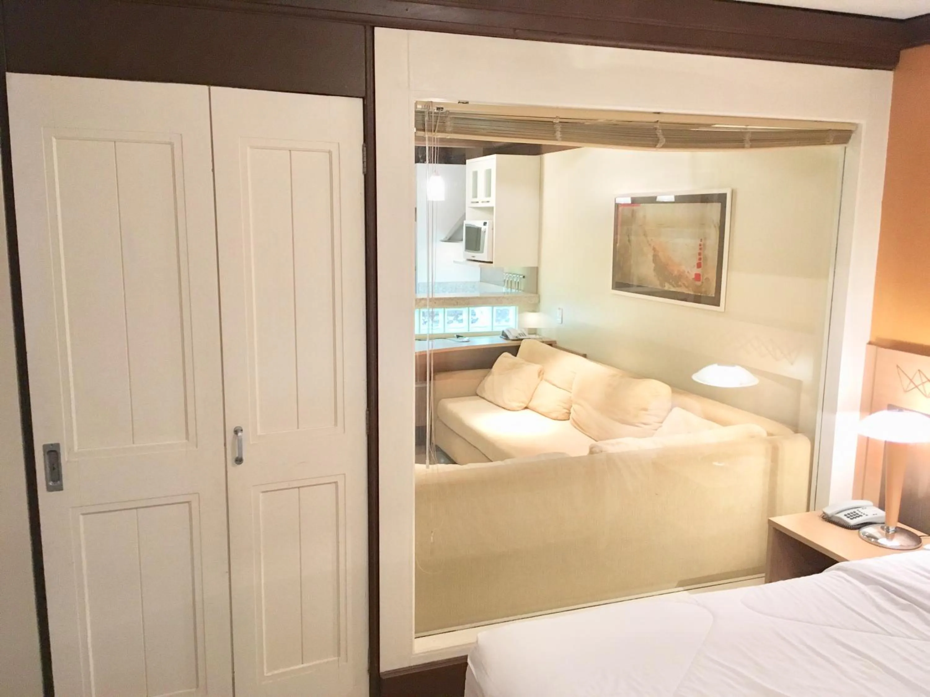 Photo of the whole room, Bed in Flat Mountain Village Luxo e Conforto na Serra
